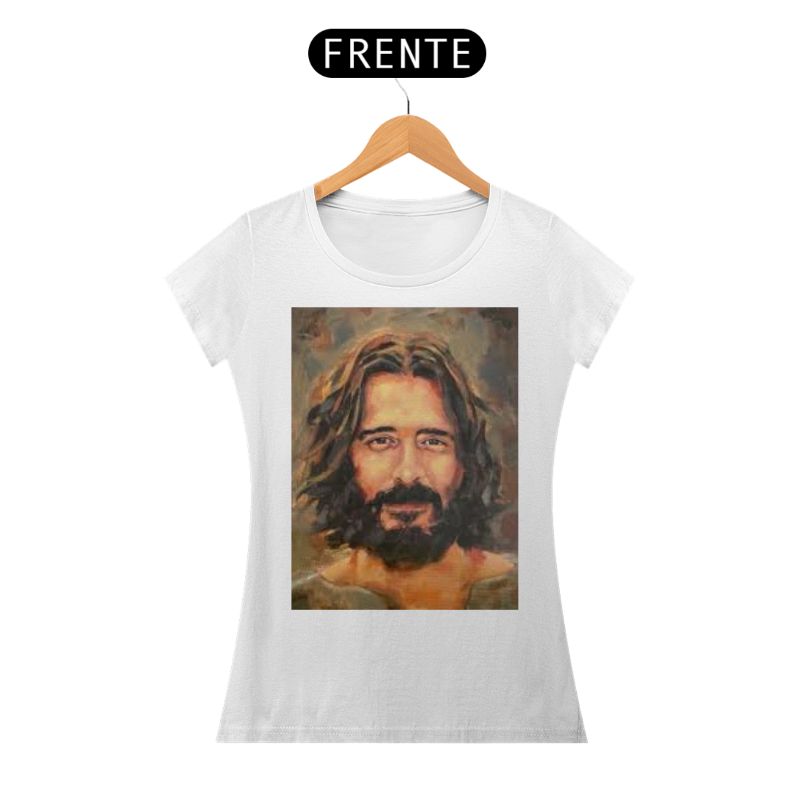 Nome do produto: T-SHIRT JESUS CRISTO FEM