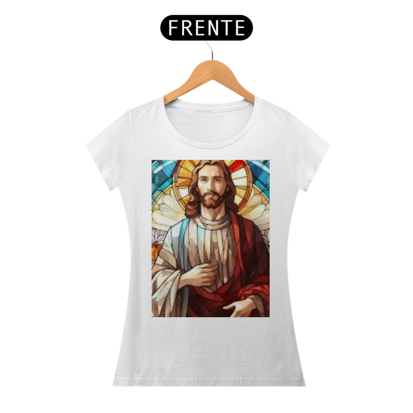 Nome do produto: T-SHIRT JESUS CRISTO FEM