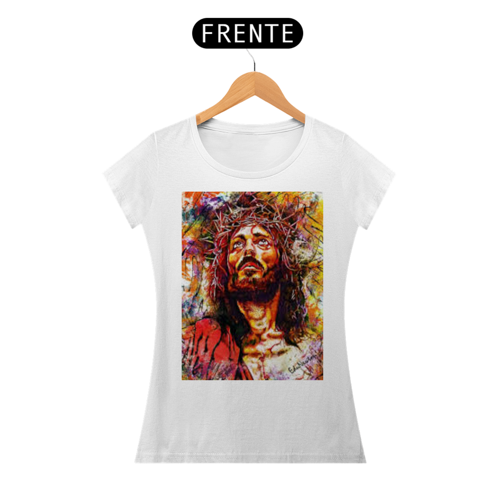 Nome do produto: T-SHIRT JESUS CRISTO FEM