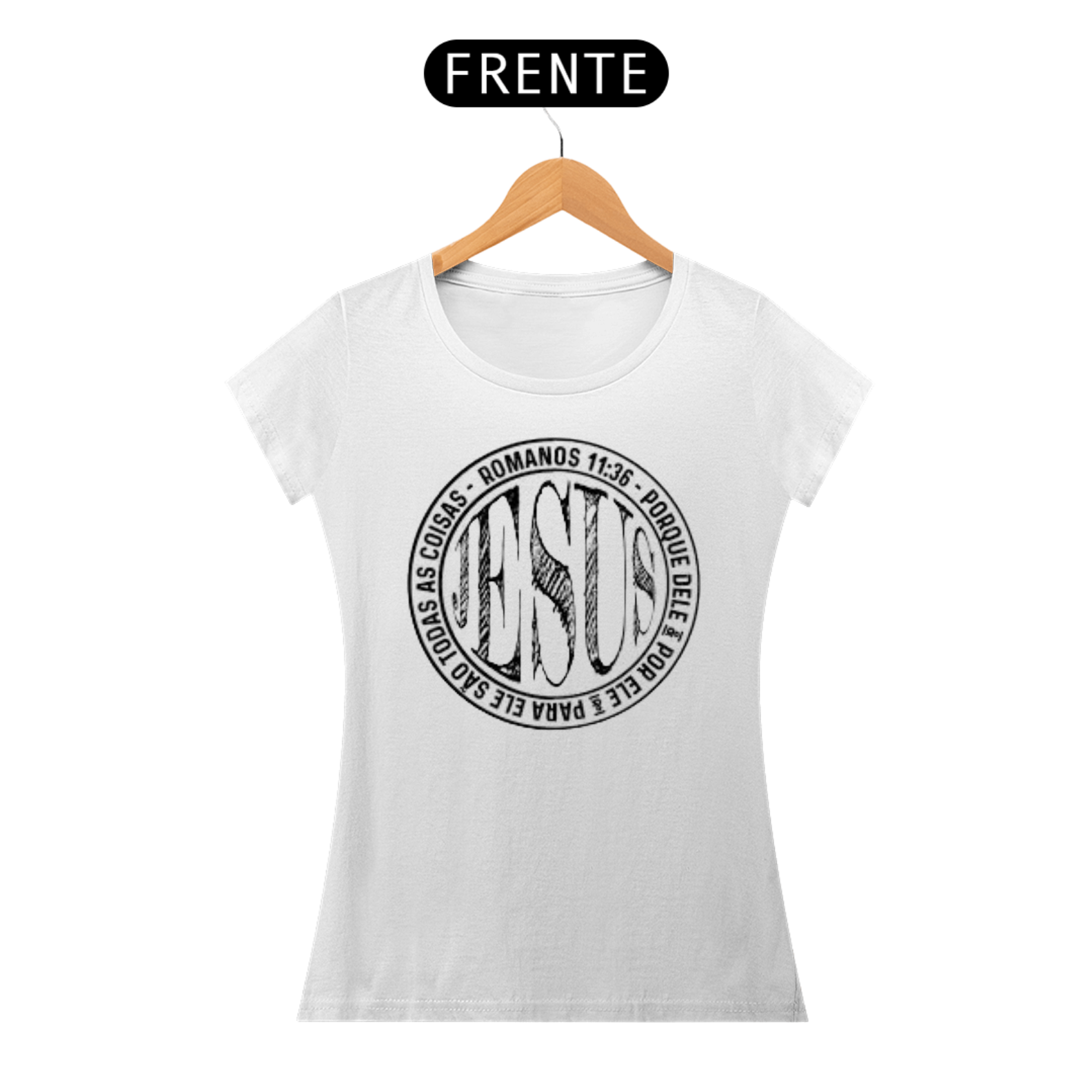 Nome do produto: T-SHIRT JESUS CRISTO FEM