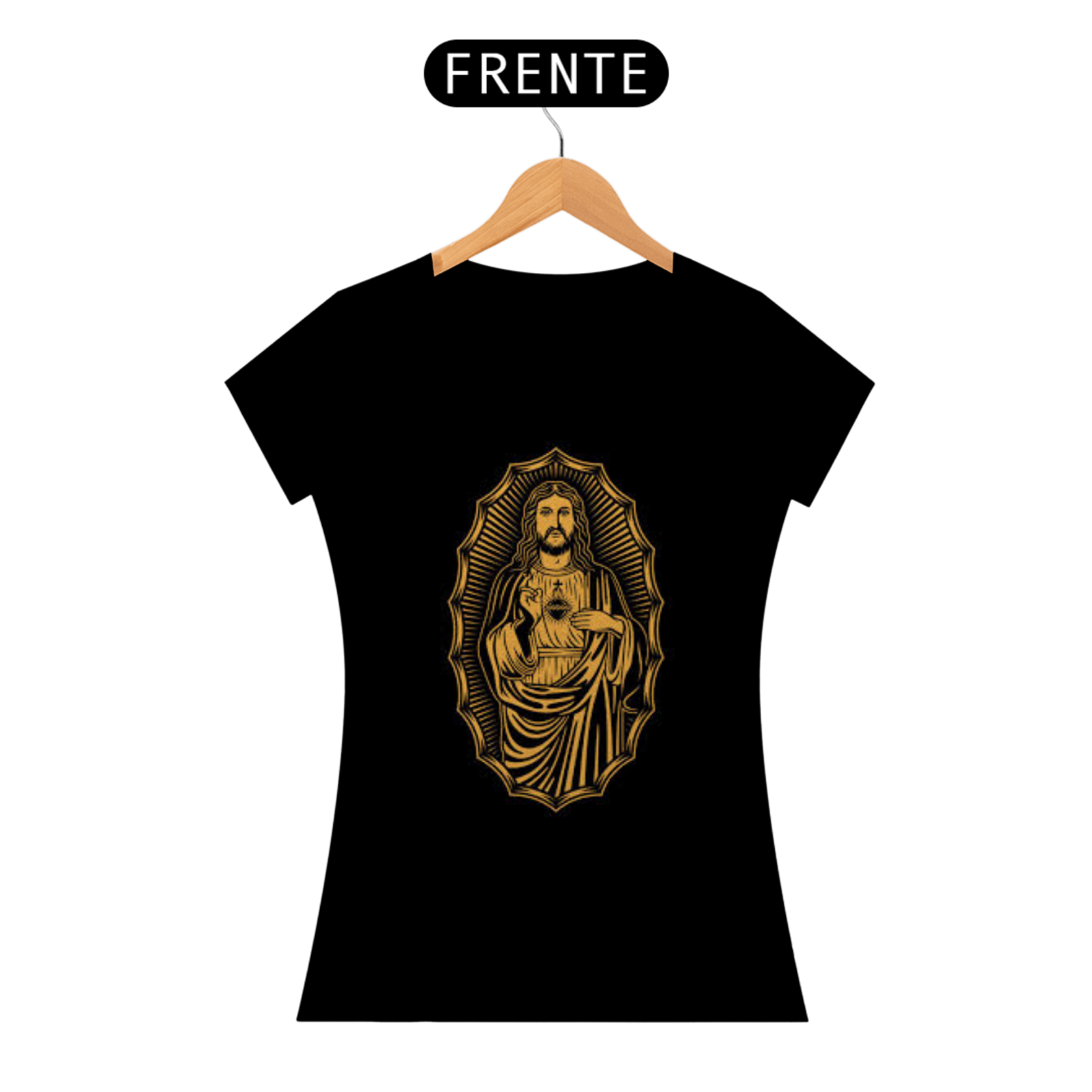 Nome do produto: T-SHIRT JESUS CRISTO FEM