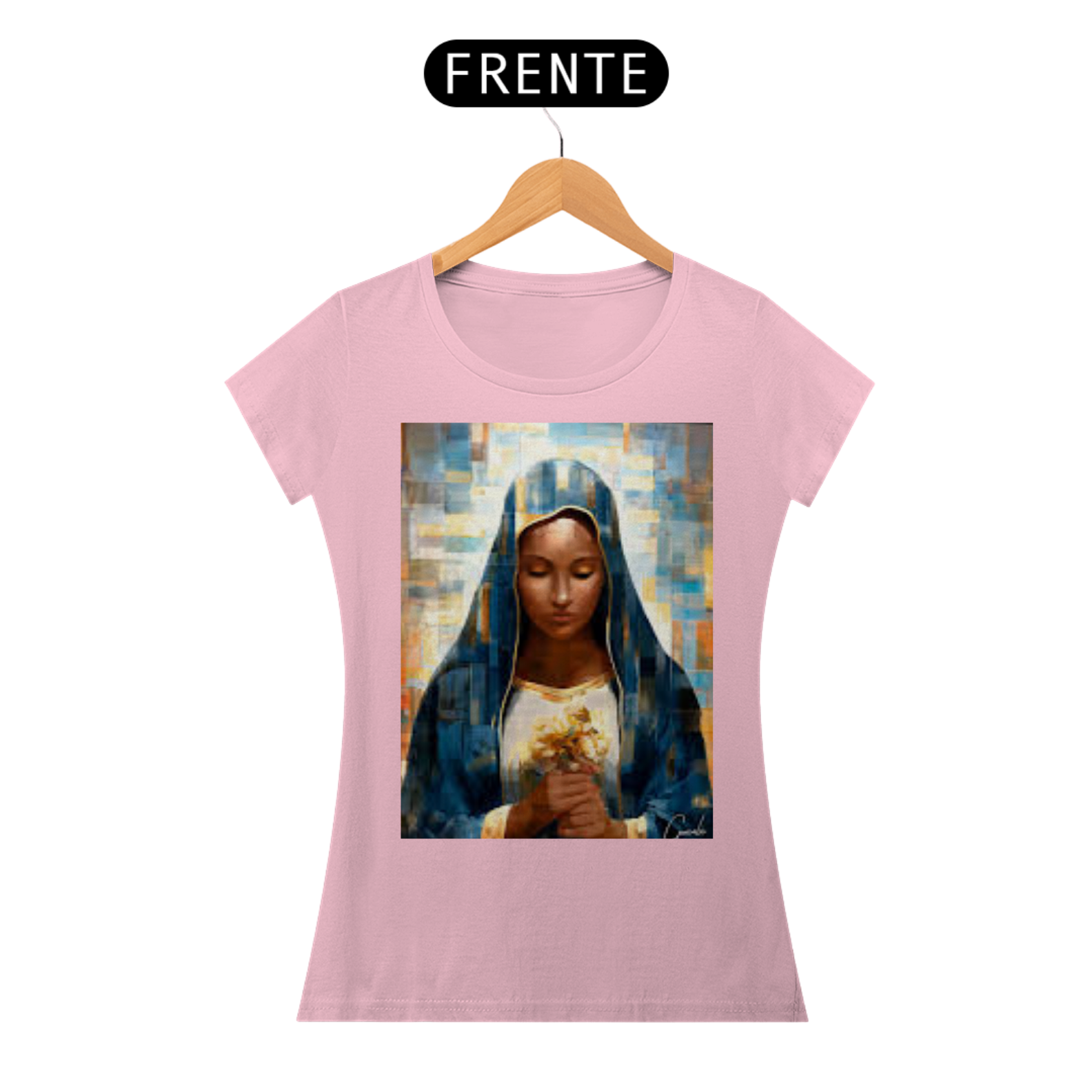 Nome do produto: T-SHIRT N.S.APARECIDA FEM