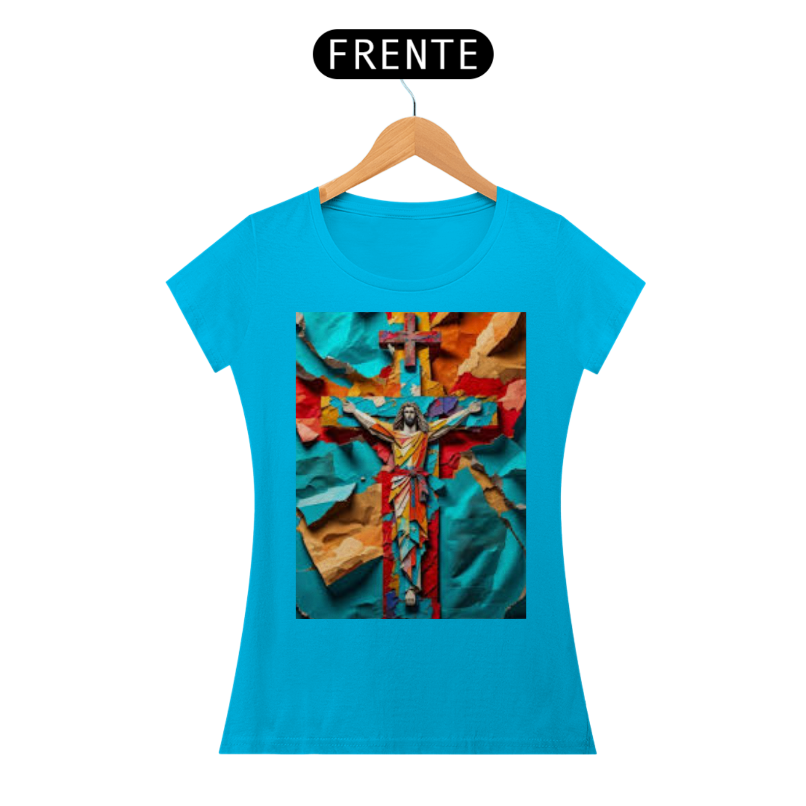 Nome do produto: T-SHIRT JESUS CRISTO FEM