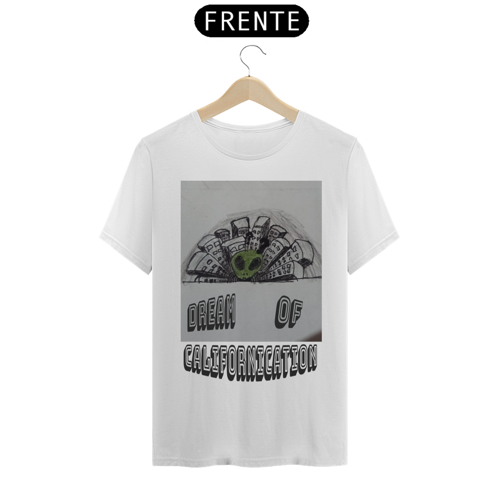 Nome do produto: Camisa de californização com estampa  \