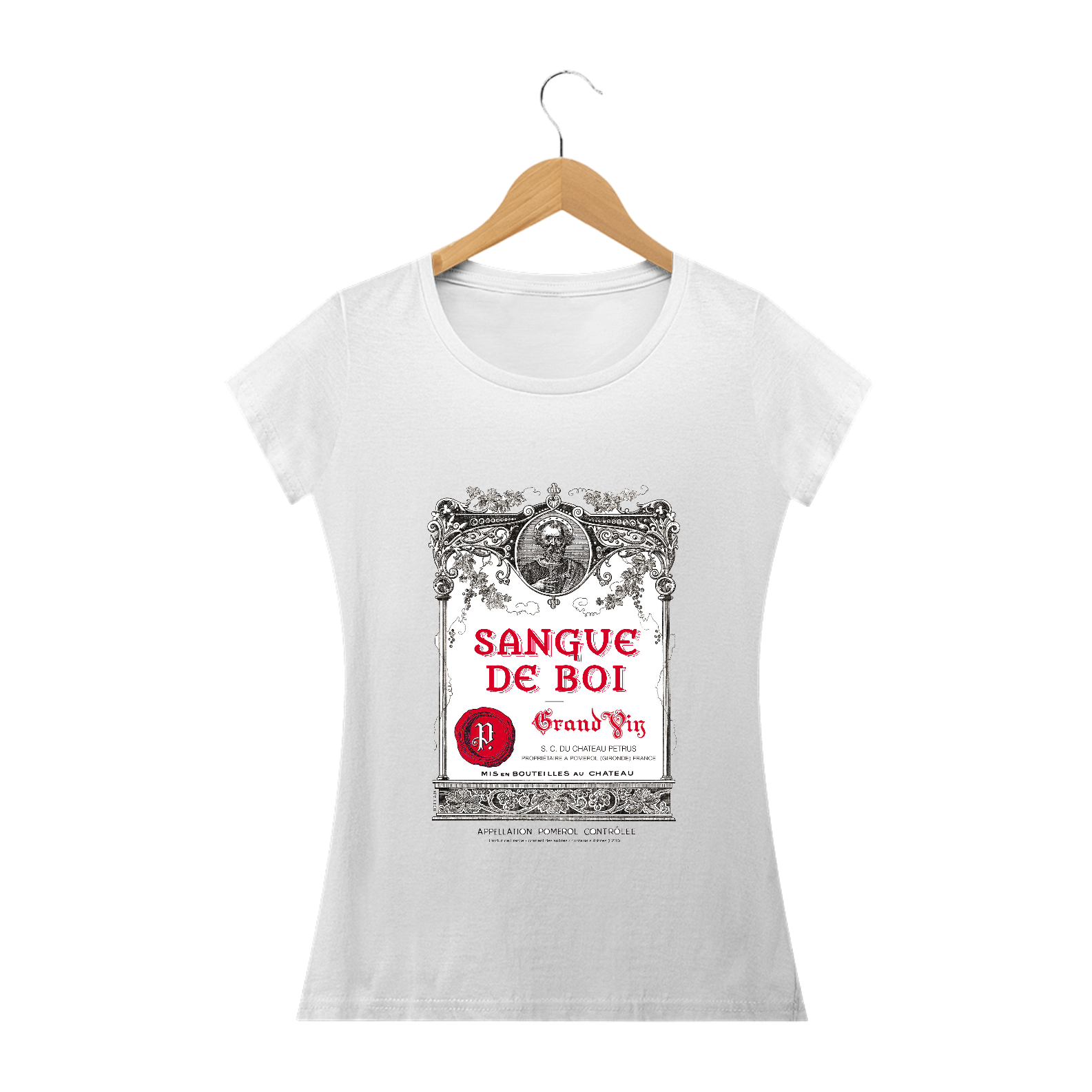 Nome do produto  Baby Look Sangue de Boi