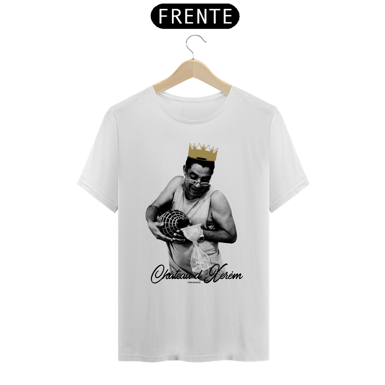 Nome do produto  Camiseta Chateau d Xerem - Branca