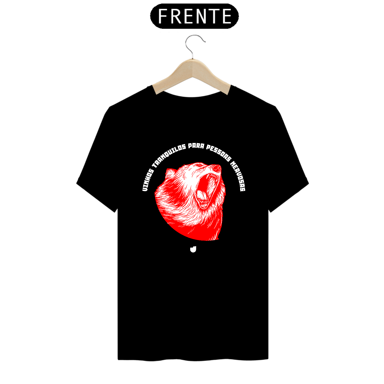 Nome do produto  Camiseta Vinhos Tranquilos para Pessoas Nervosas