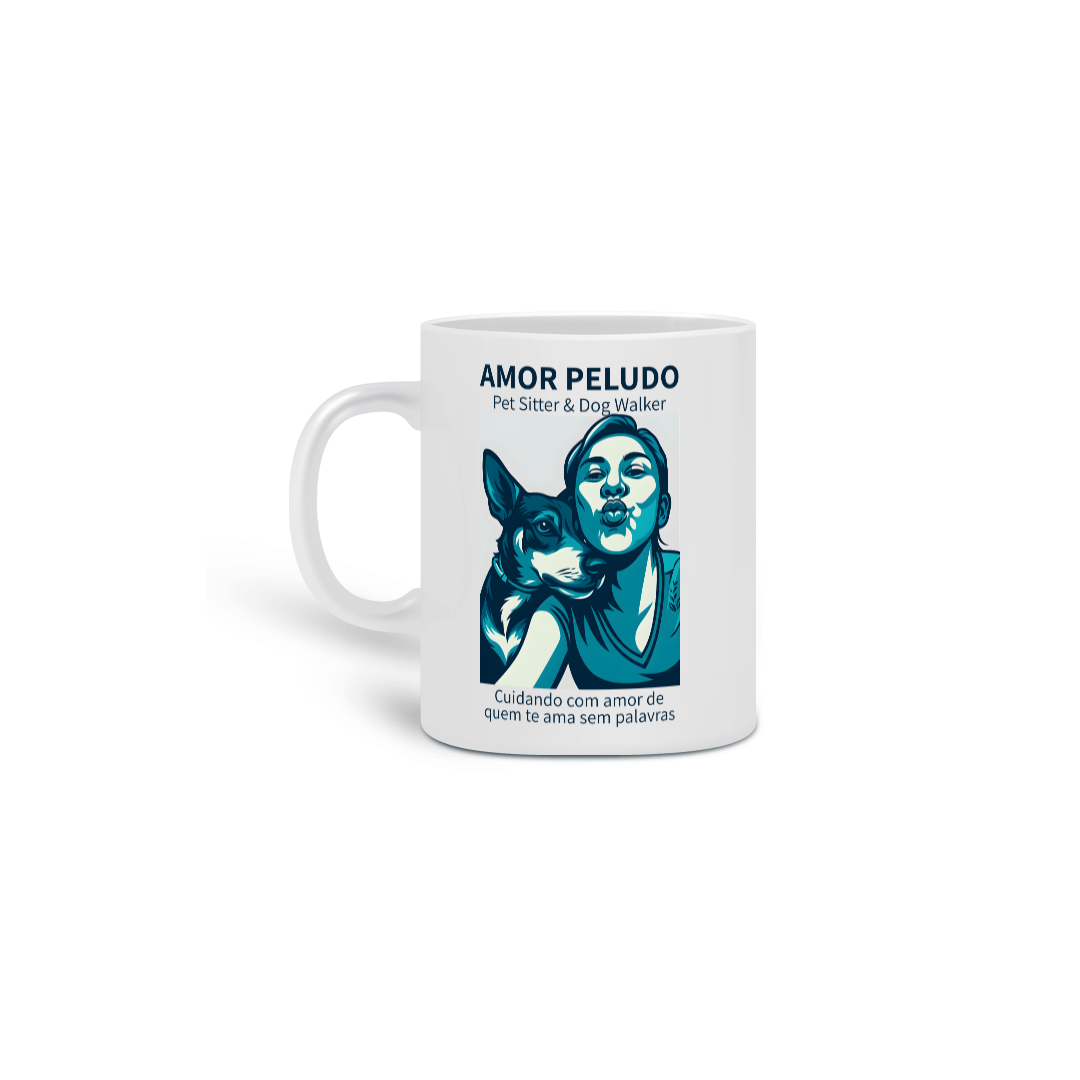 Nome do produto: Personalizada - Caneca Amor Peludo - 2025/11013