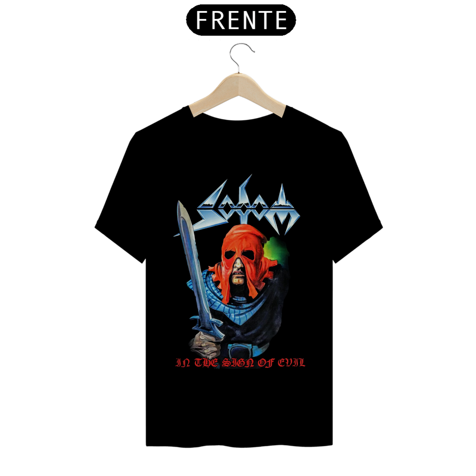 Nome do produto: Camiseta Sodom In the Sign of Evil