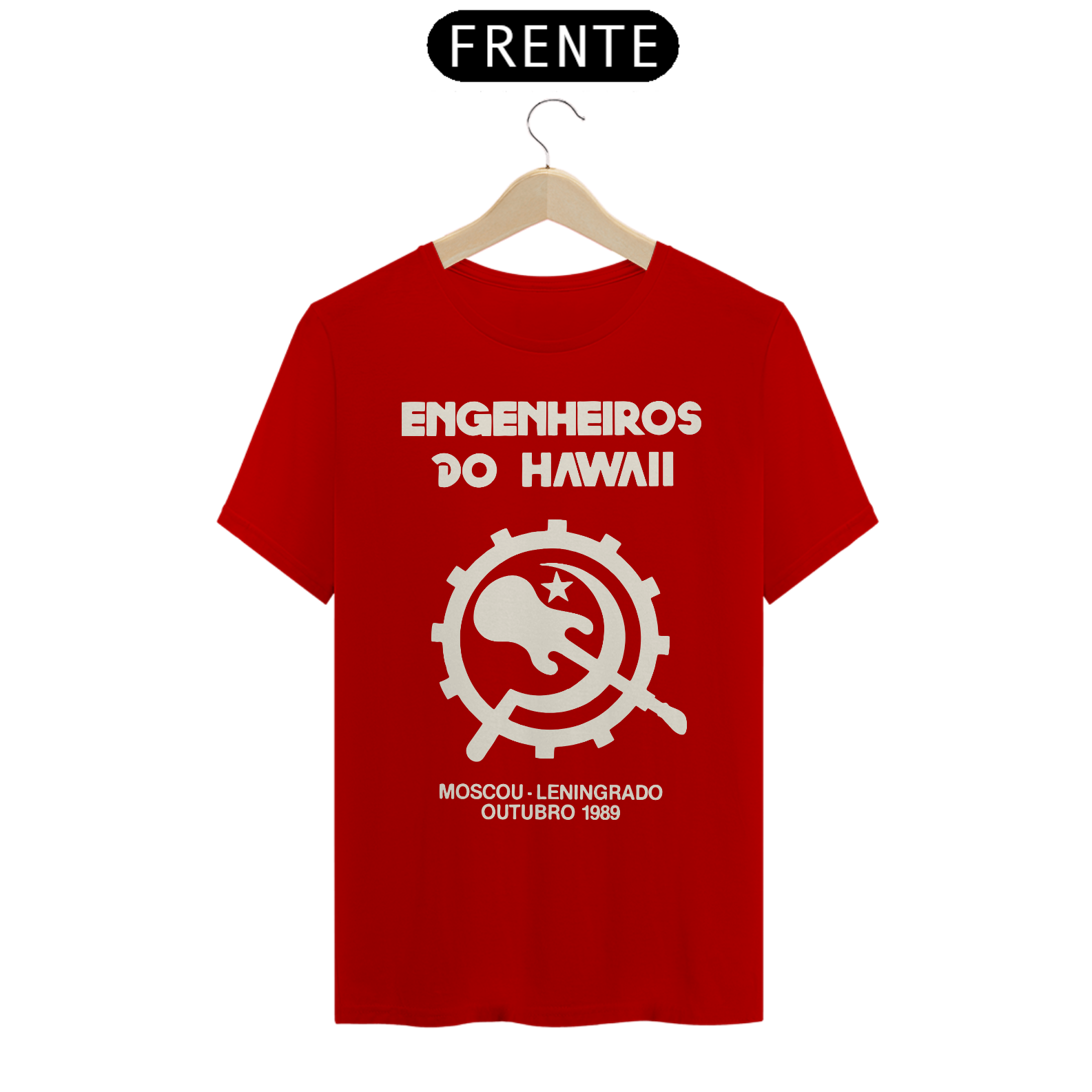 Nome do produto: Camiseta Engenheiros do Hawaii Moscou tour 1989