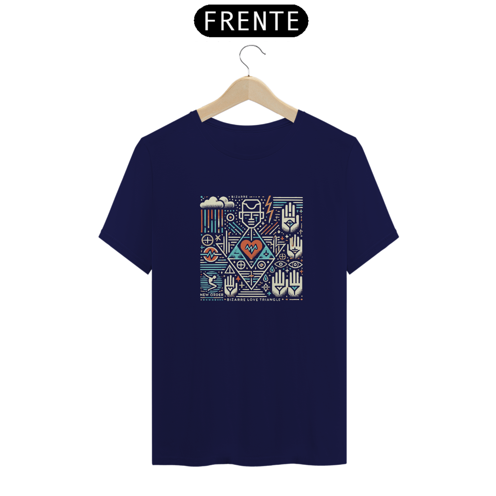 Nome do produto: Camiseta Bizarre Love Triangle