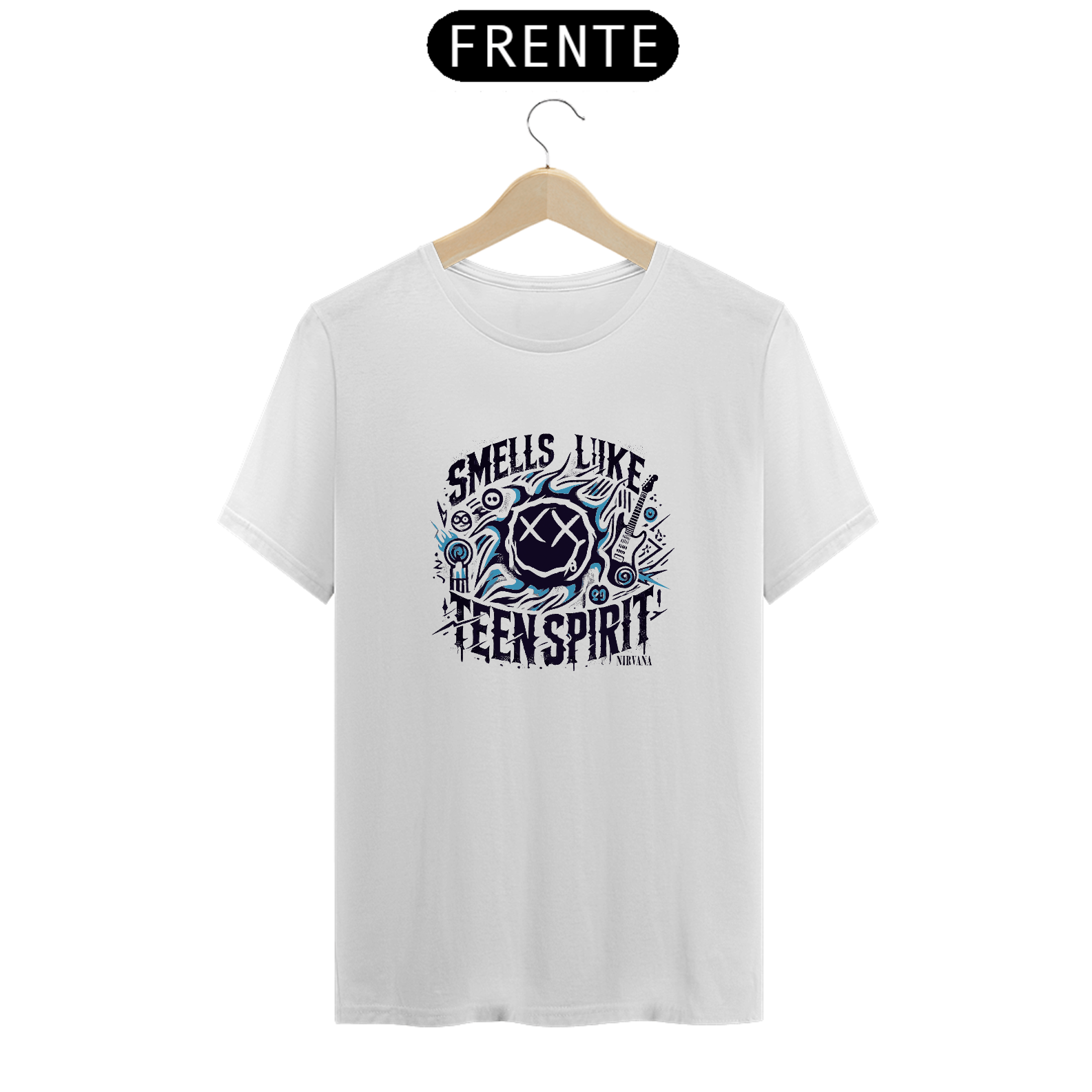 Nome do produto: Camiseta Smells Like Teen Spirit