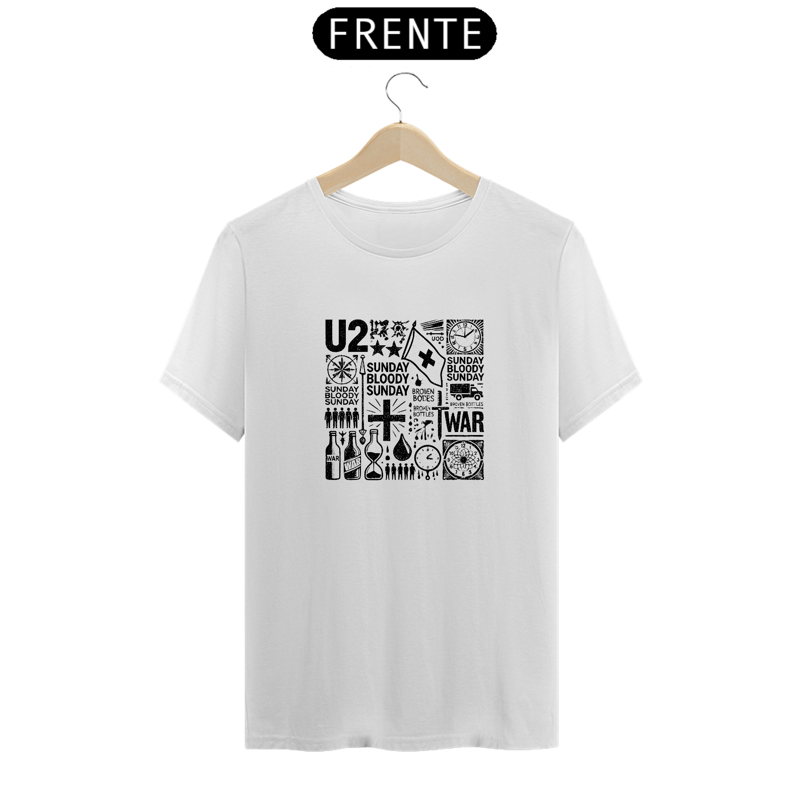 Nome do produto: Camiseta Sunday Bloody Sunday