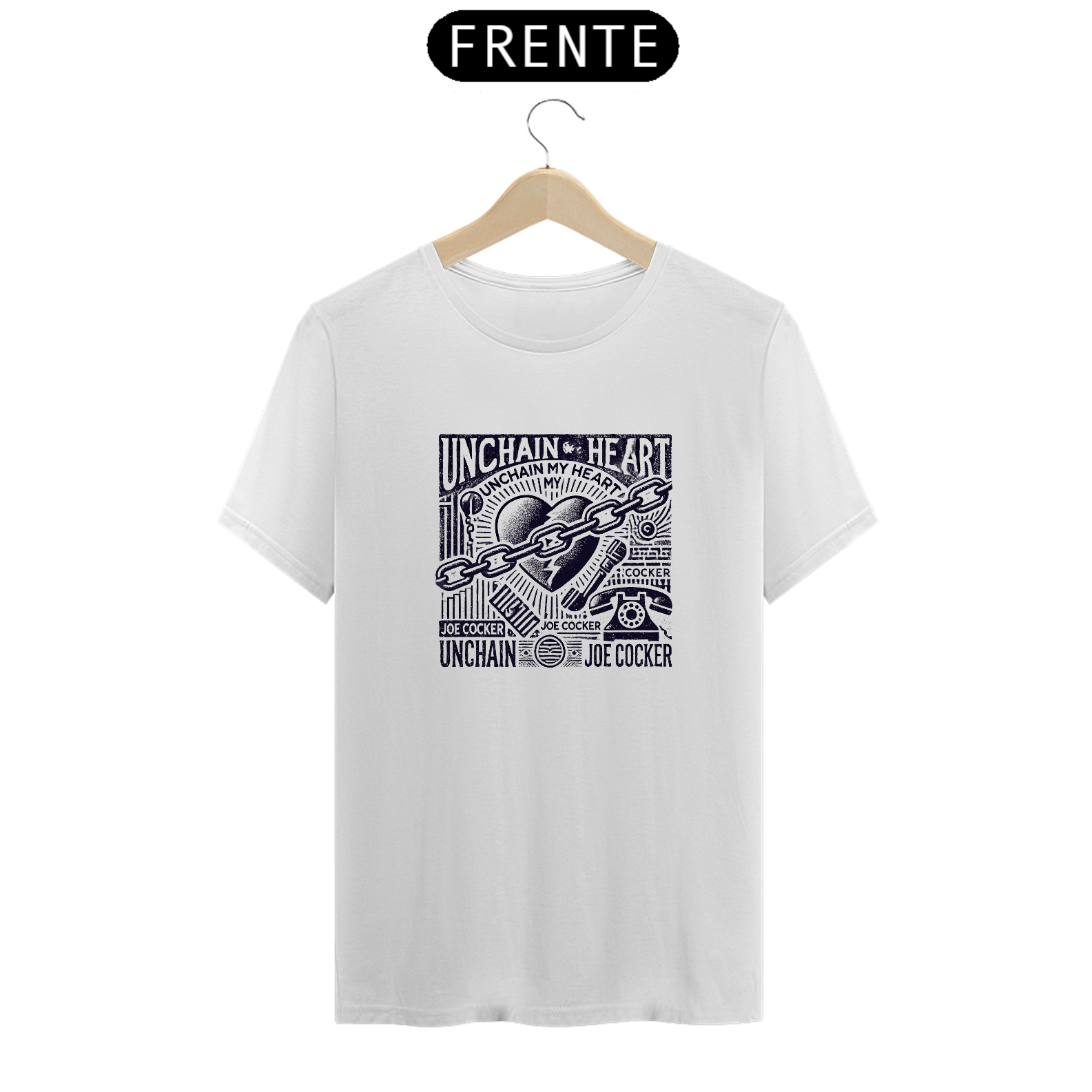 Nome do produto: Camiseta Unchain My Heart