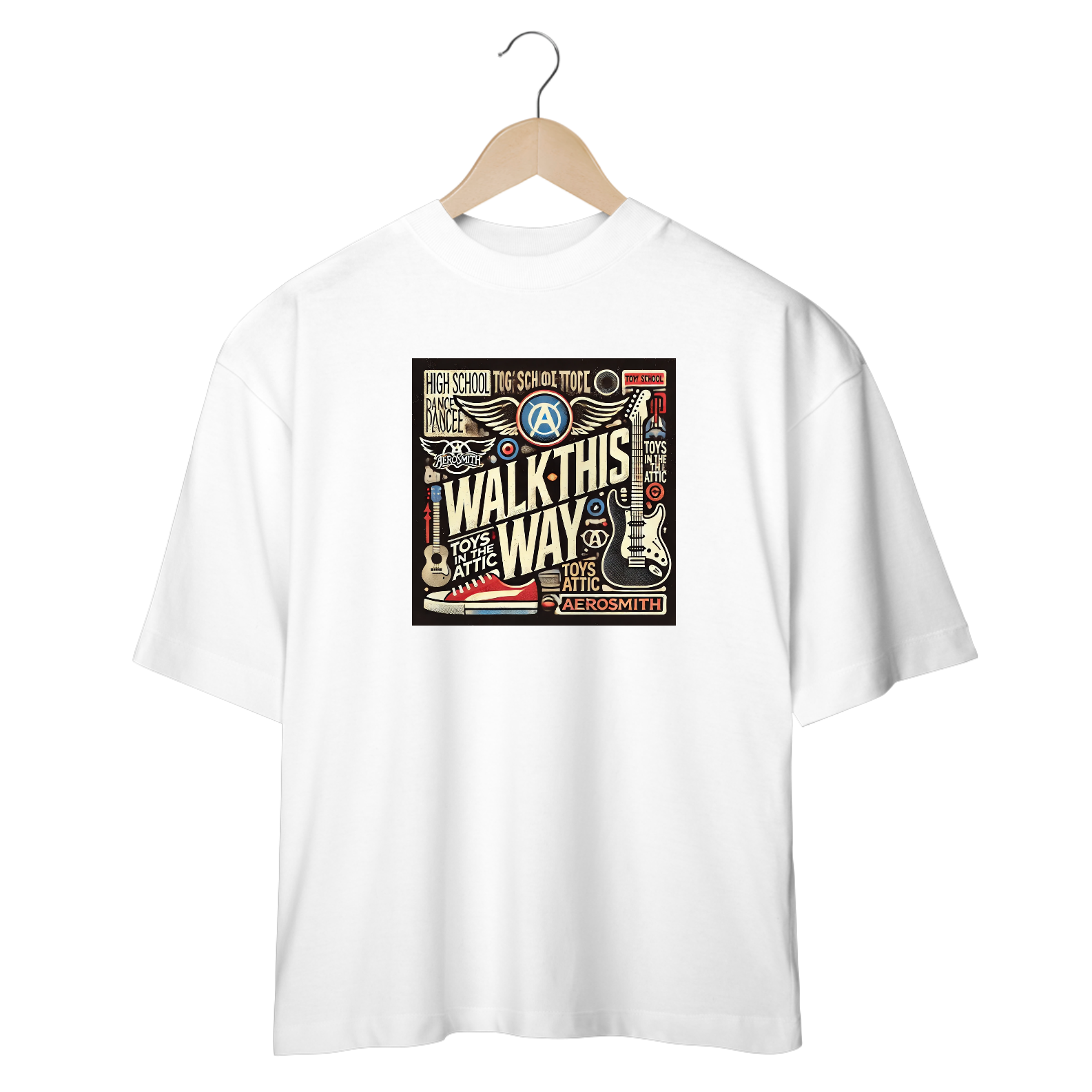 Nome do produto: Camiseta Oversized Walk This Way