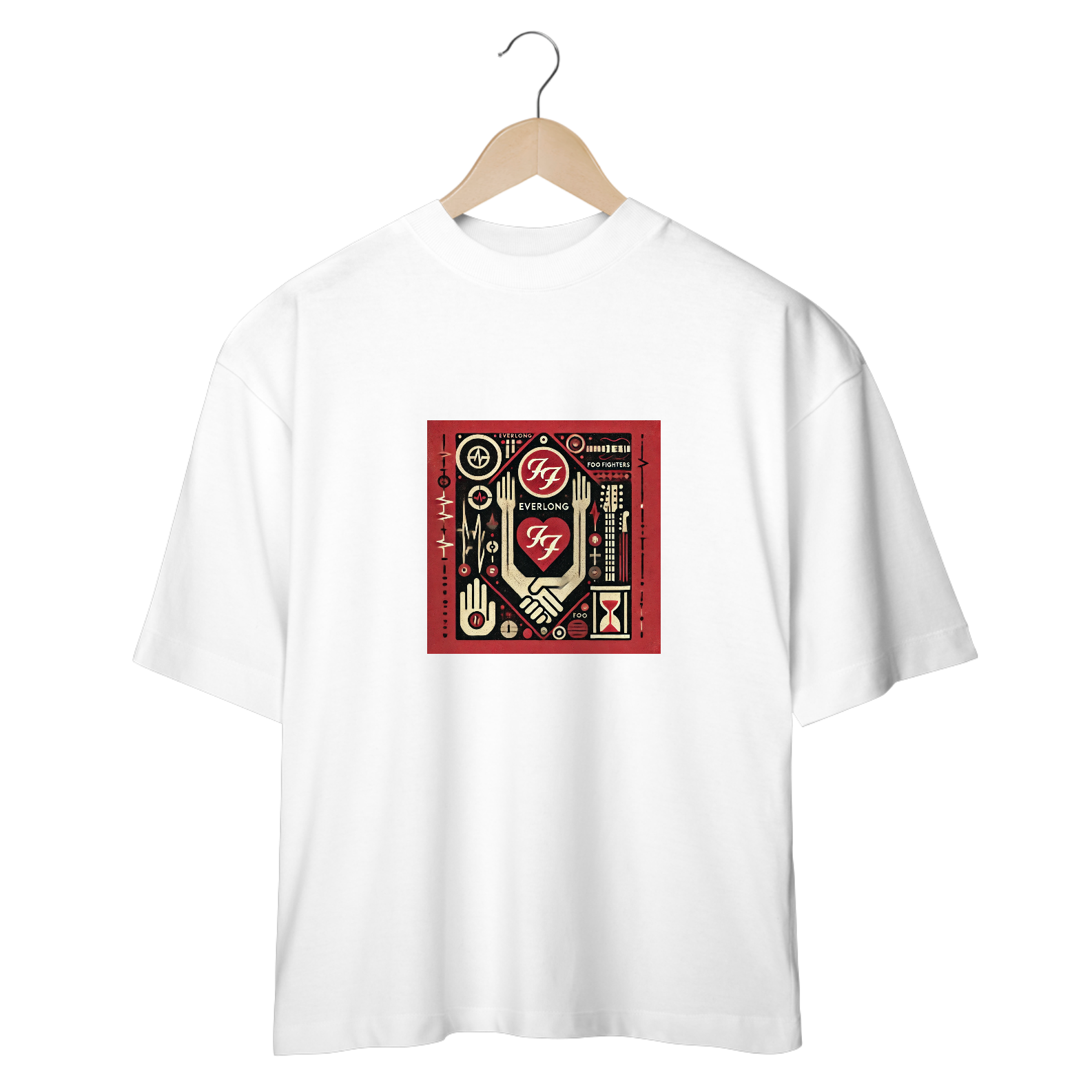 Nome do produto: Camiseta Oversized Everlong