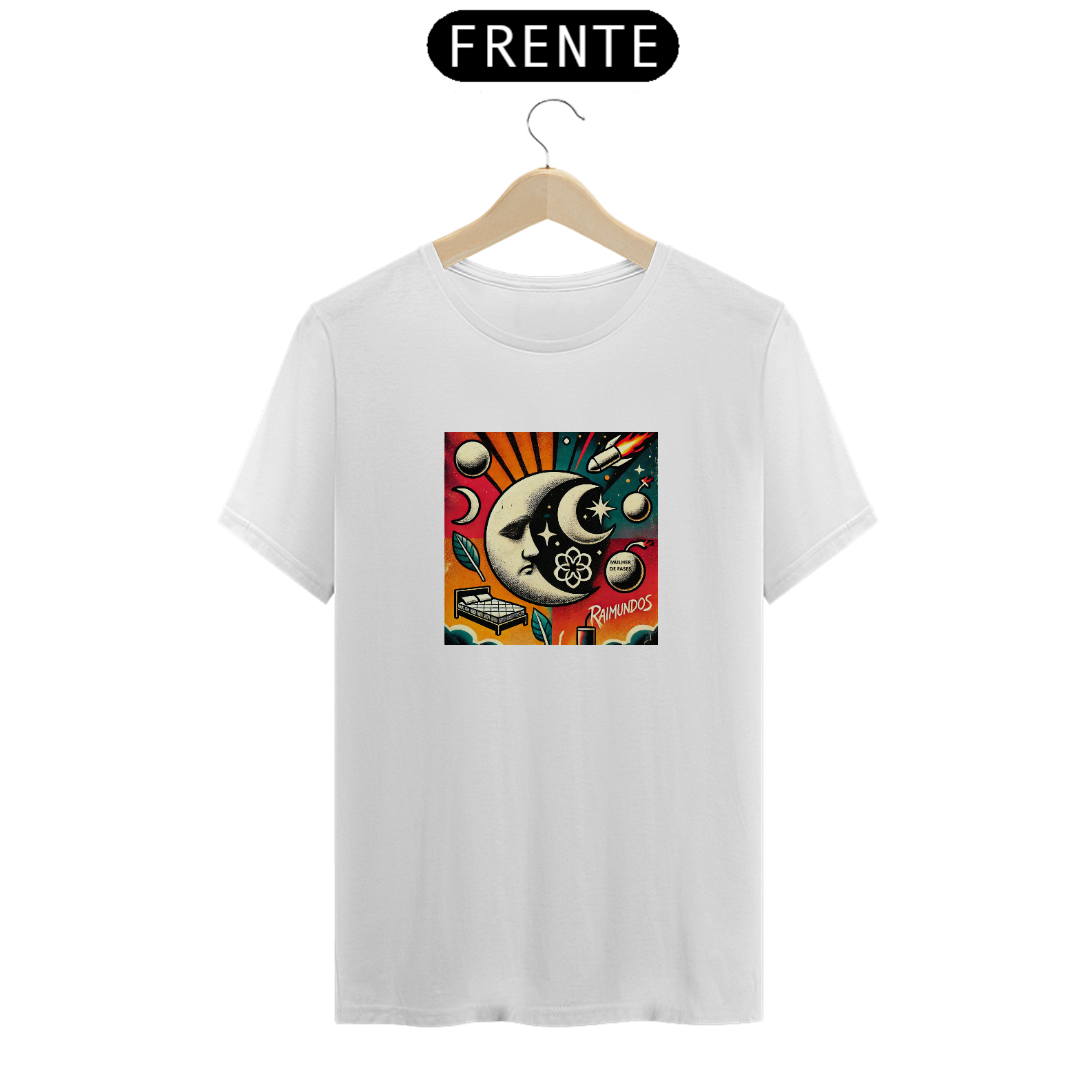 Nome do produto: Camiseta Mulher De Fases