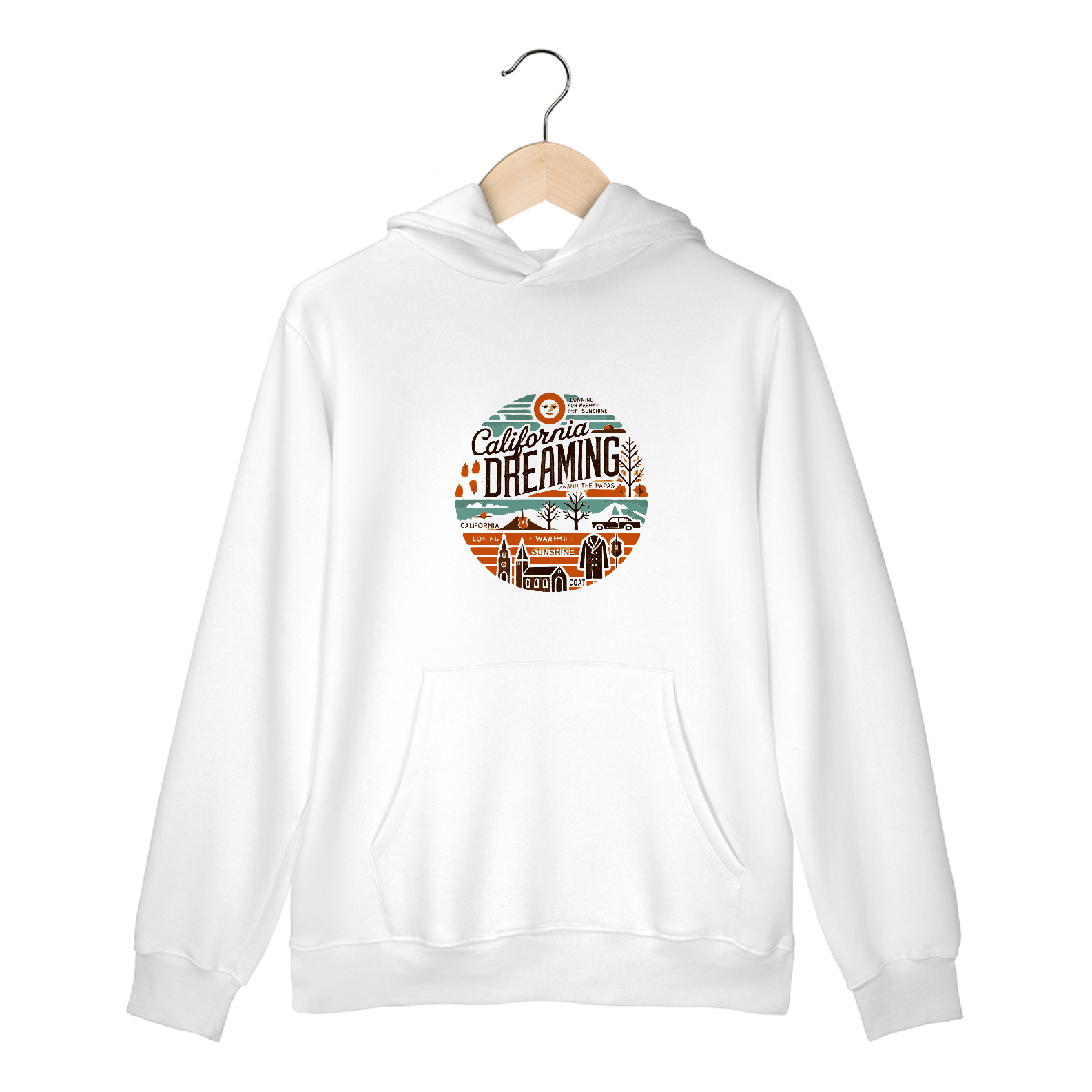 Nome do produto: Moletom Canguru California Dreaming