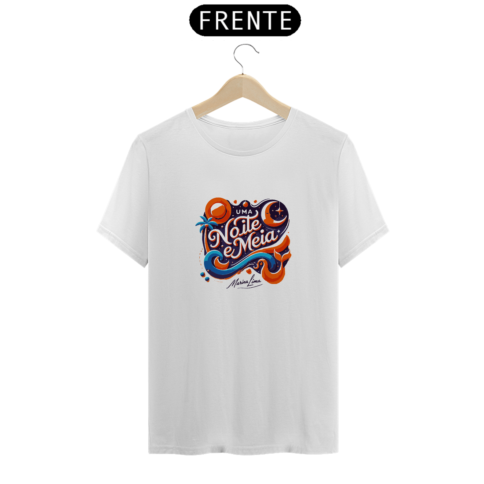 Nome do produto: Camiseta Uma Noite E Meia