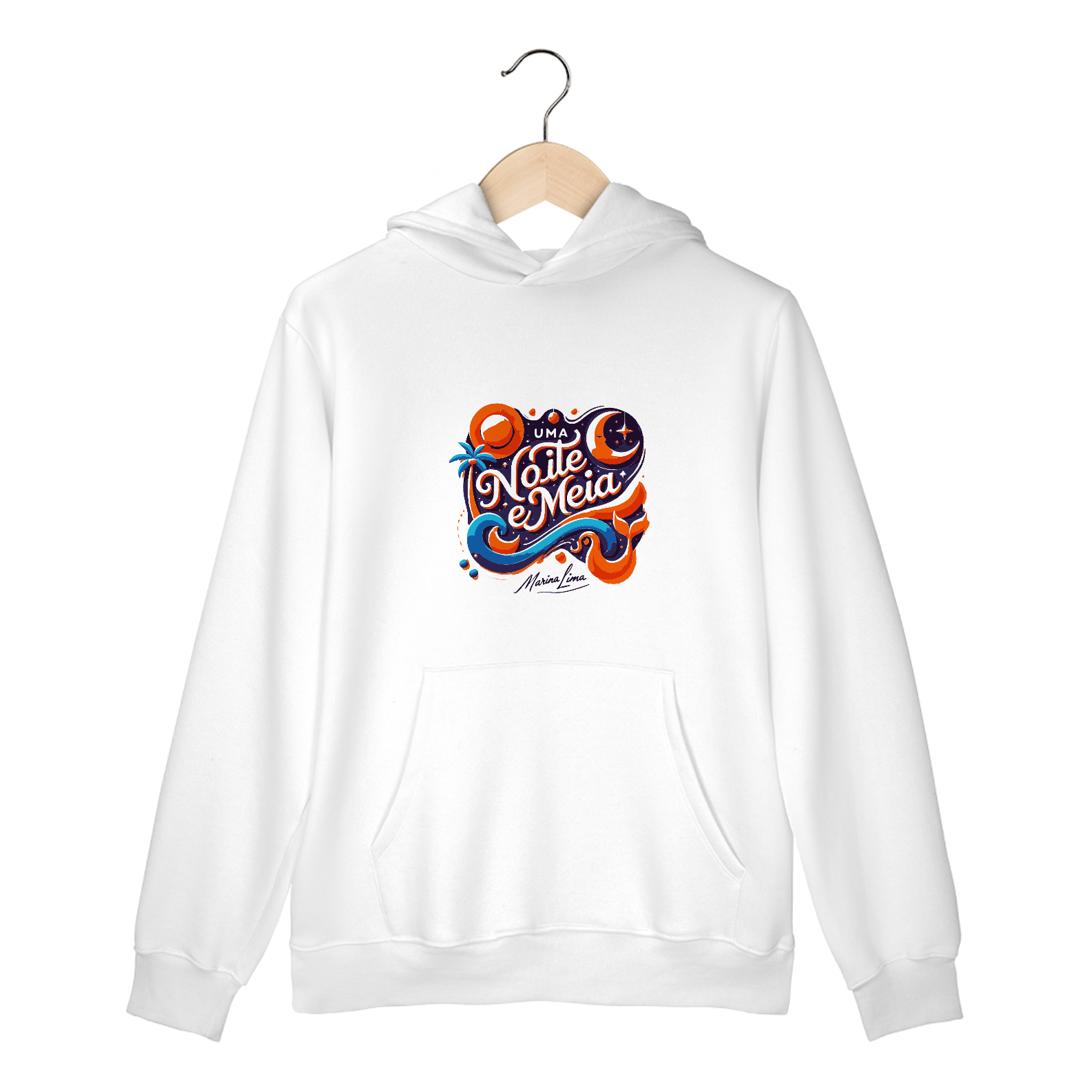 Nome do produto: Moletom Canguru Uma Noite E Meia