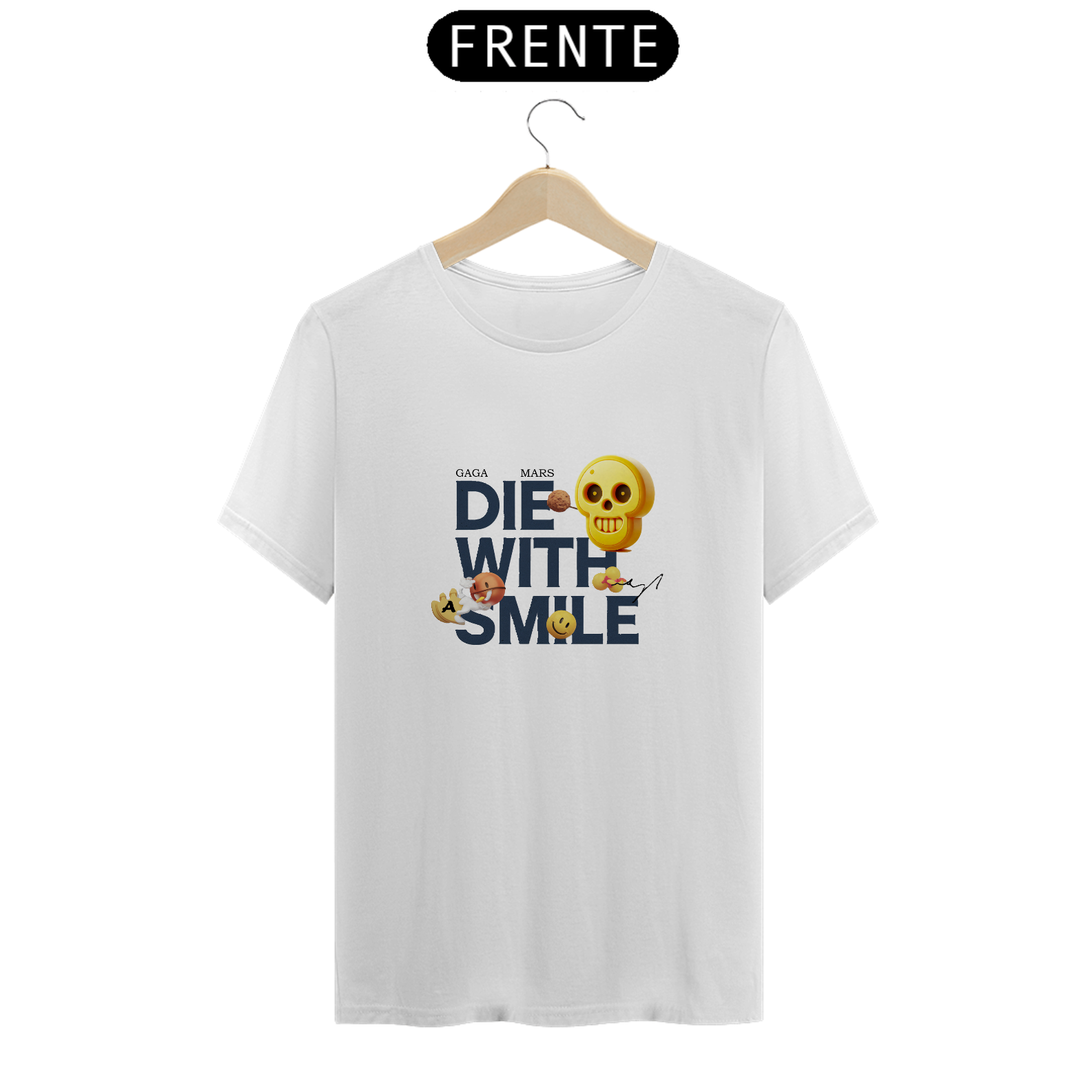 Nome do produto: Camiseta Die With A Smile