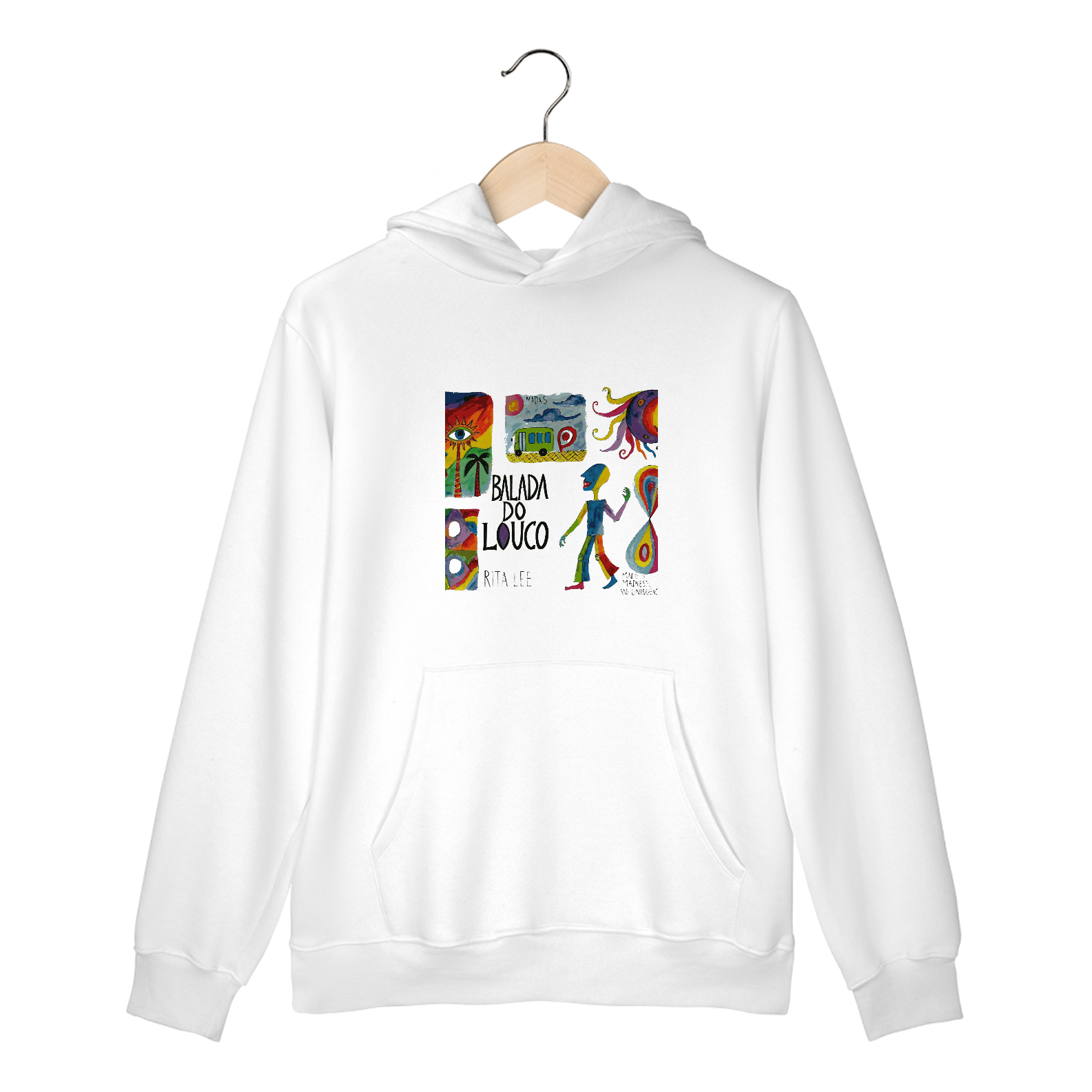 Nome do produto: Moletom Canguru Balada Do Louco