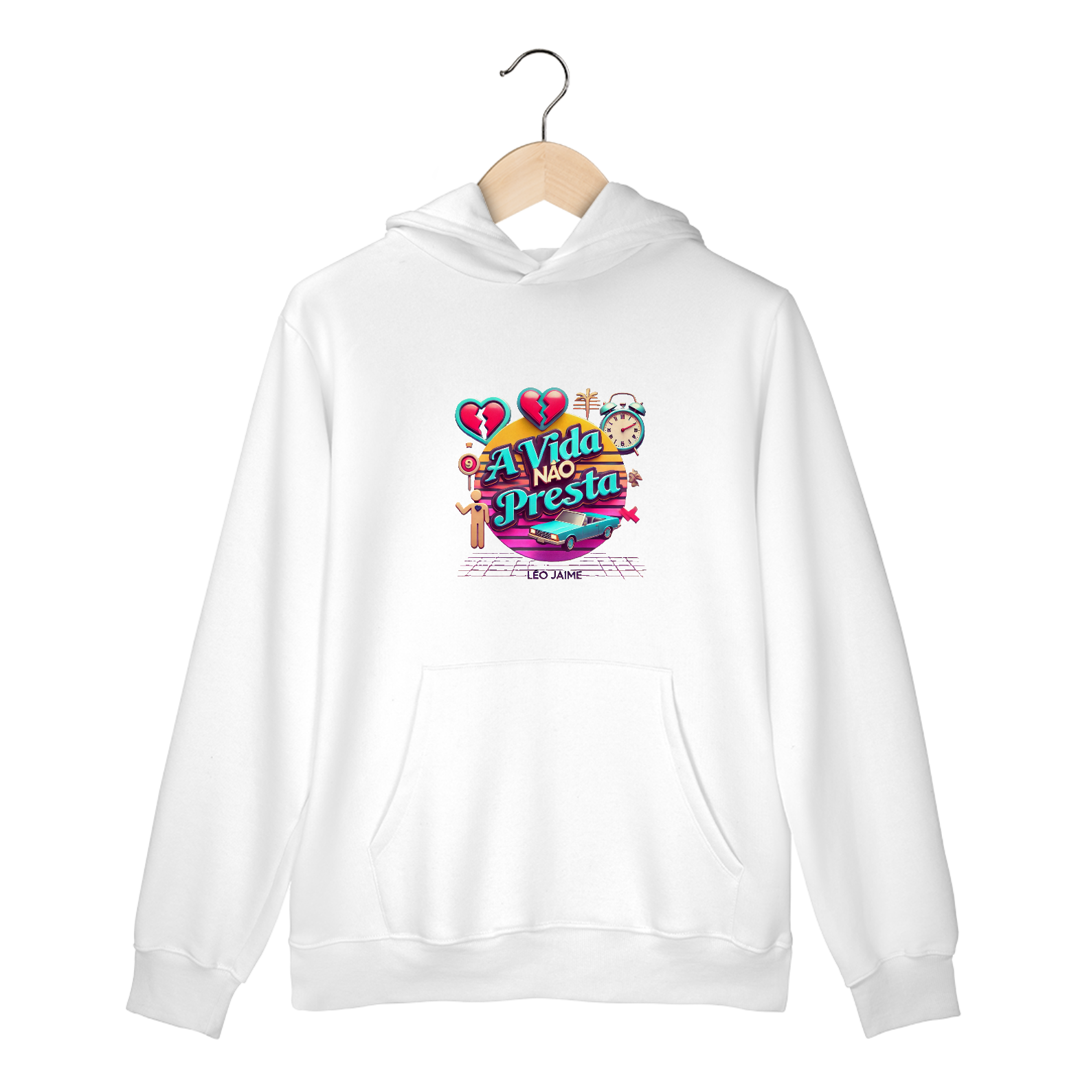 Nome do produto: Moletom Canguru A Vida Não Presta