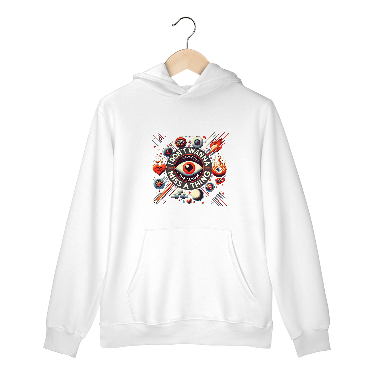 Nome do produto: Moletom Canguru I Don\'t Wanna Miss A Thing