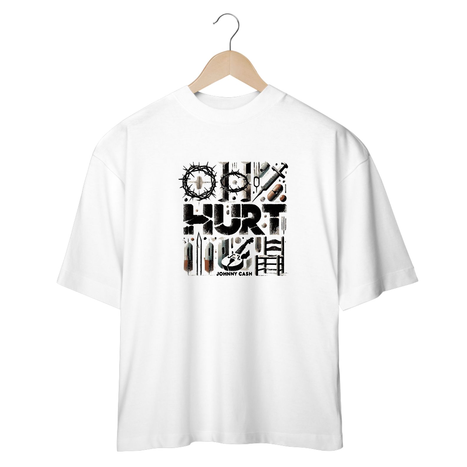 Nome do produto: camiseta oversized hurt