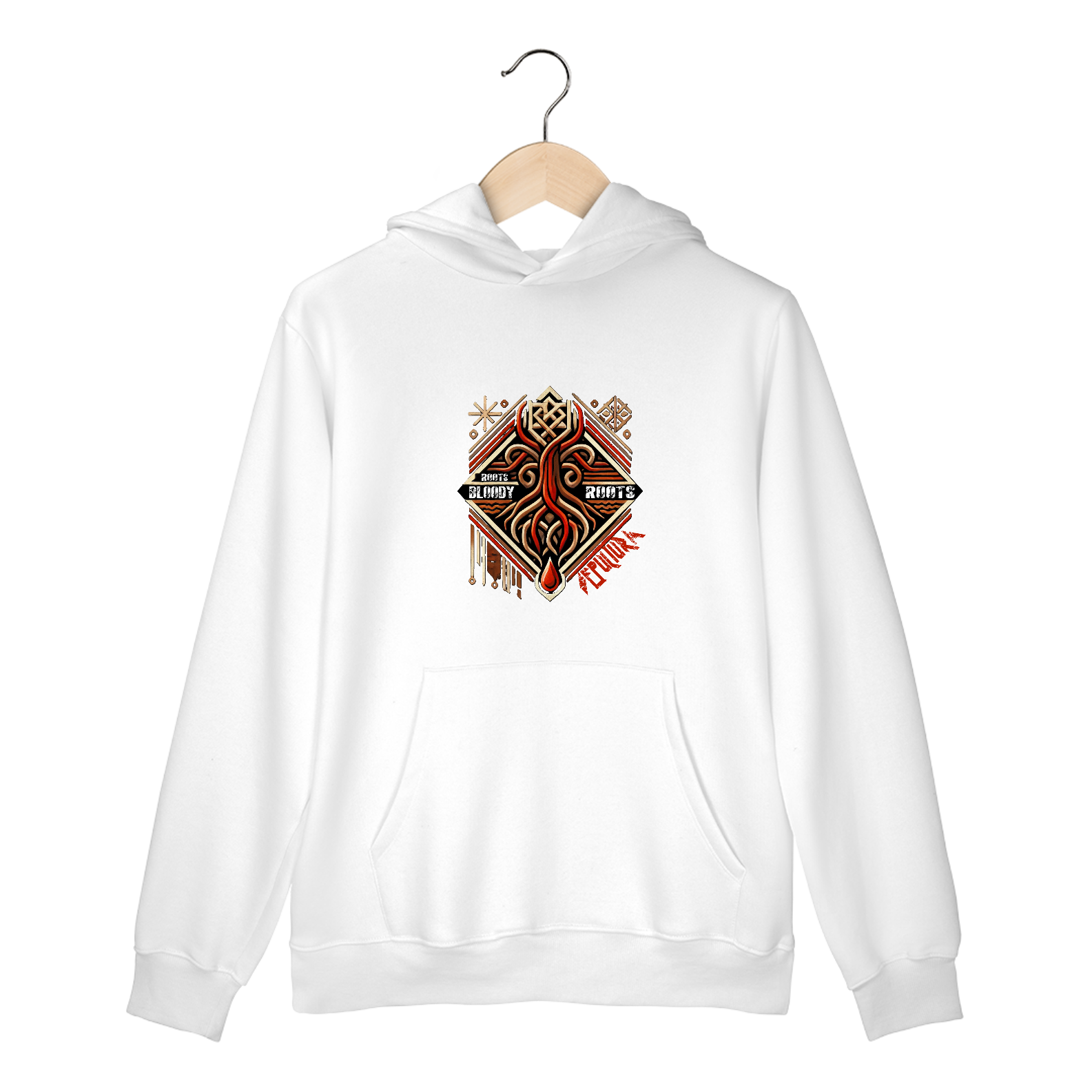 Nome do produto: Moletom Canguru Roots Bloody Roots