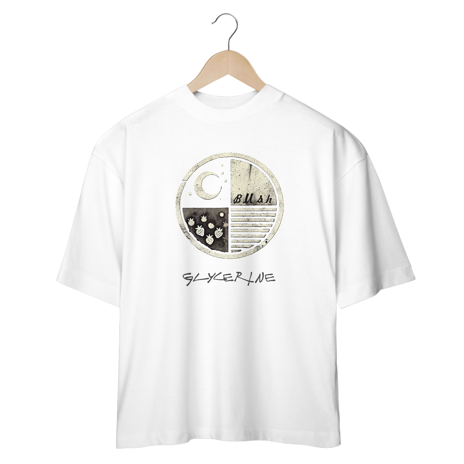 Nome do produto: Camiseta Oversized Glycerine