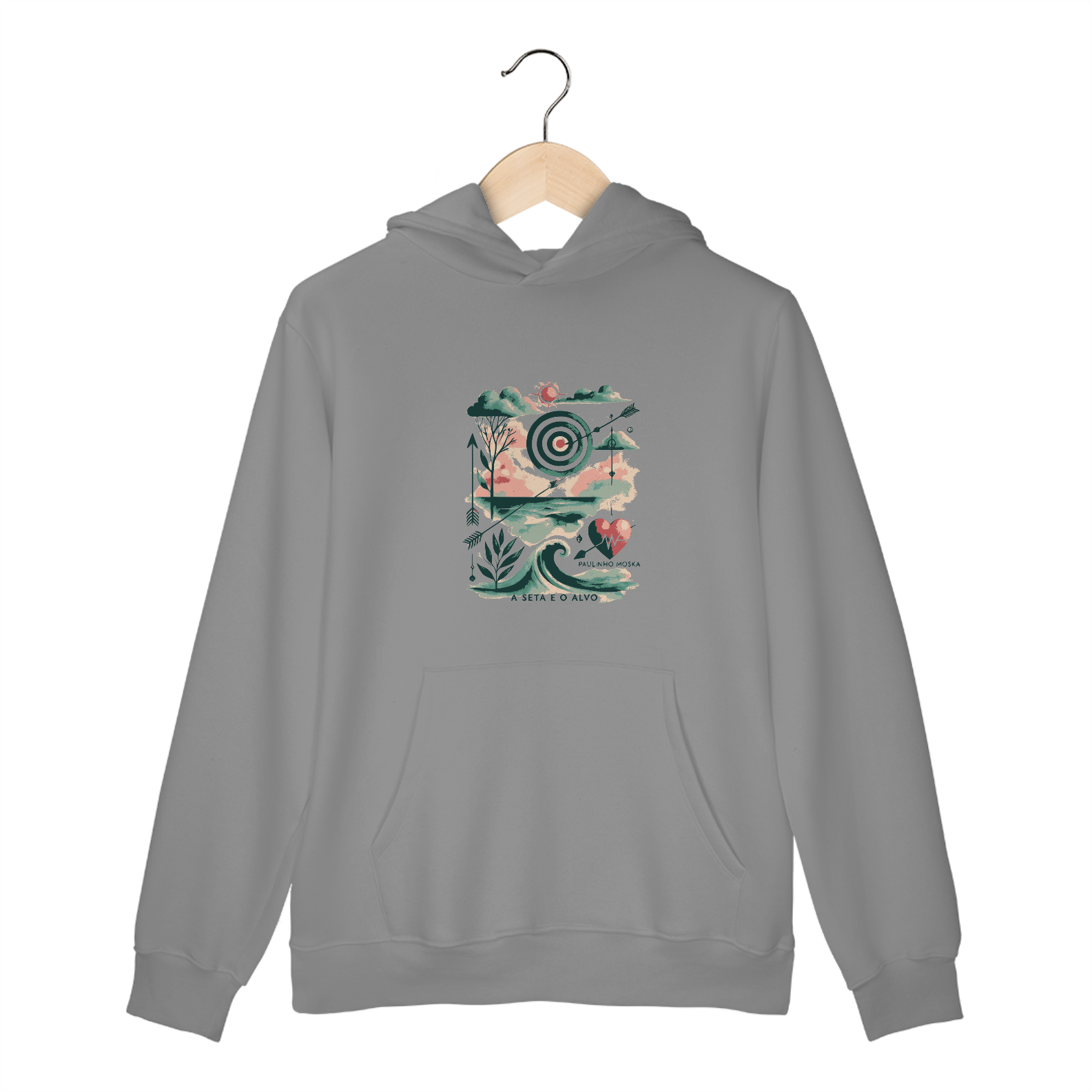 Nome do produto: Moletom Canguru A Seta E O Alvo