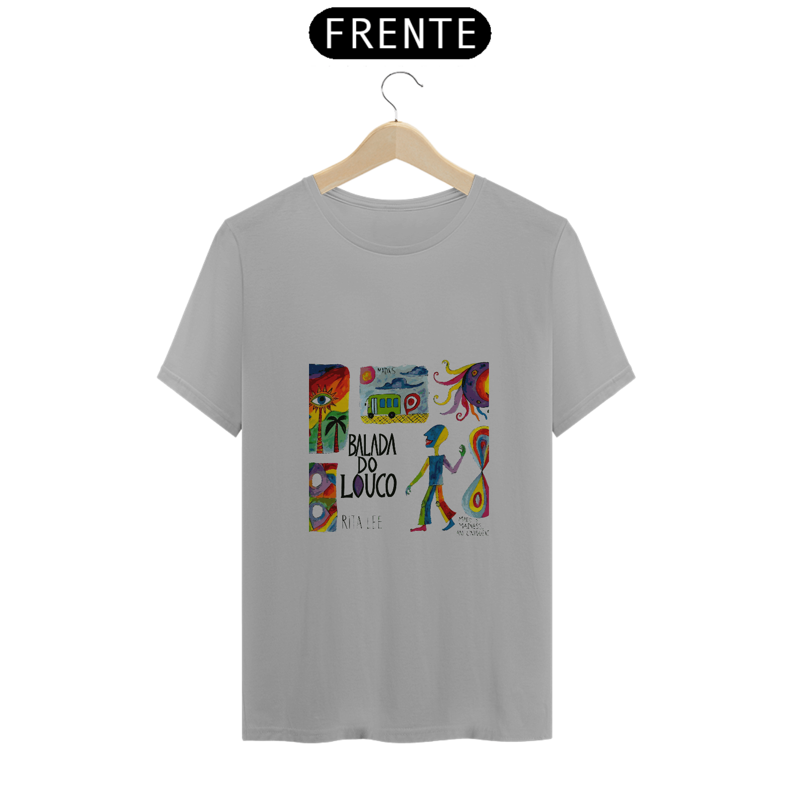 Nome do produto: Camiseta Balada Do Louco