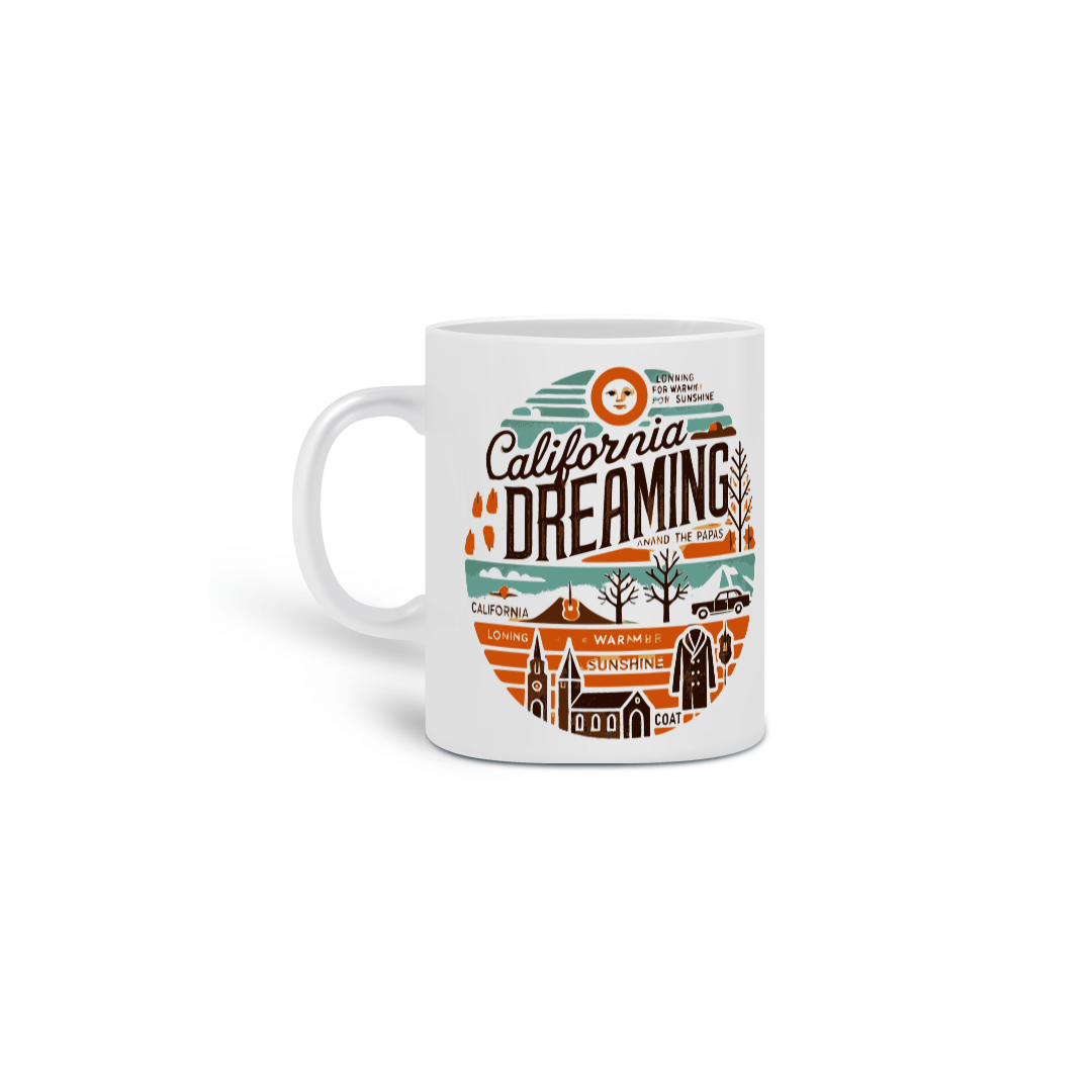Nome do produto: Caneca California Dreaming