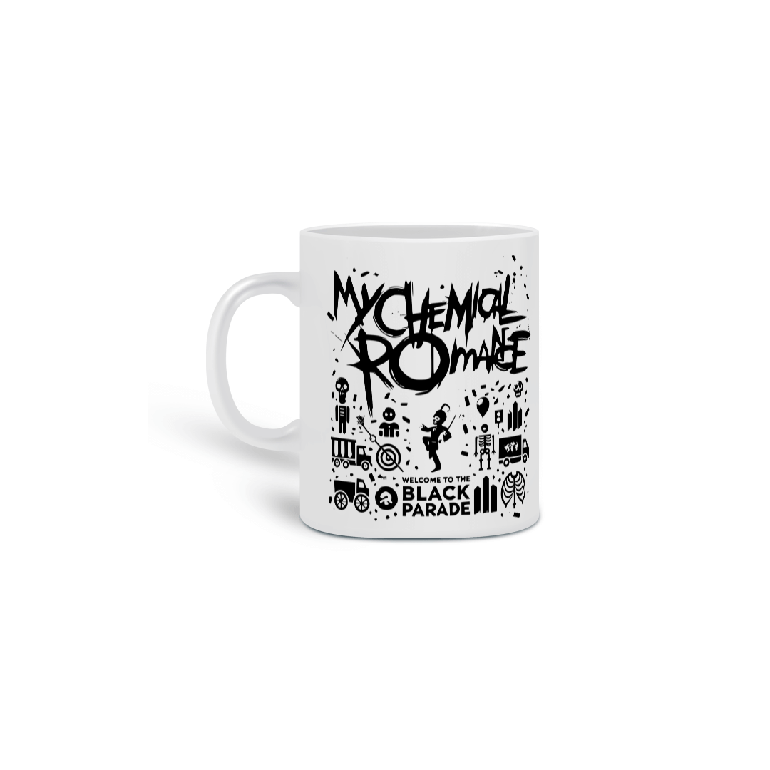 Nome do produto: Caneca Welcome To The Black Parade
