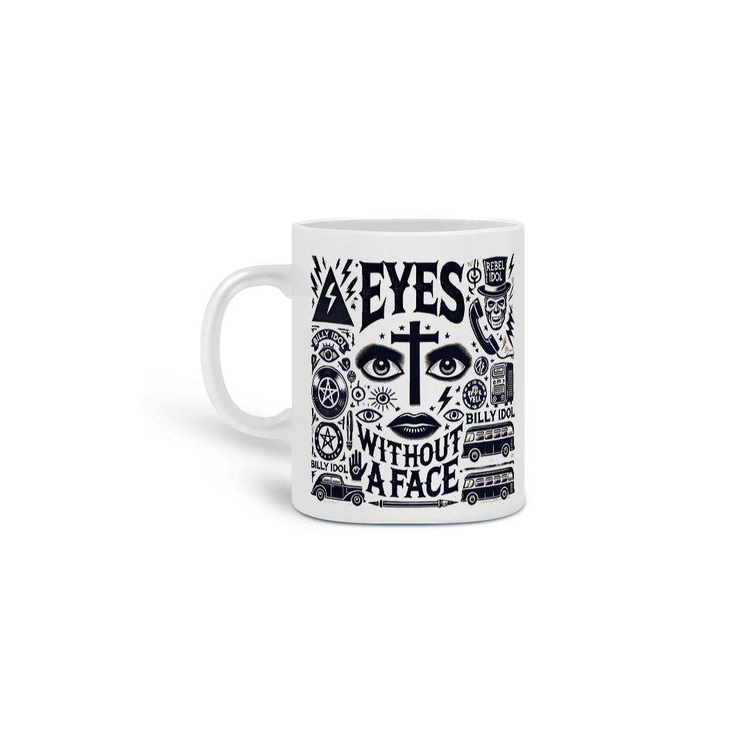 Nome do produto: Caneca Eyes Without A Face
