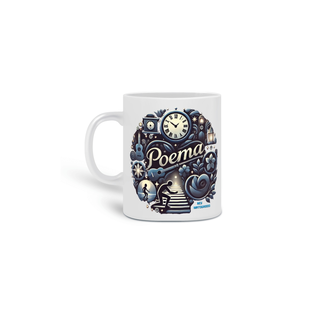 Nome do produto: Caneca Poema
