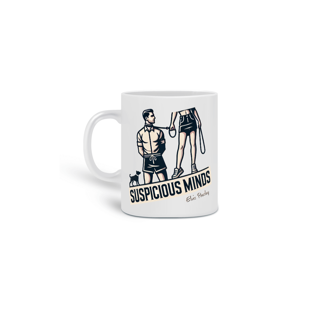 Nome do produto: Caneca Suspicious Minds