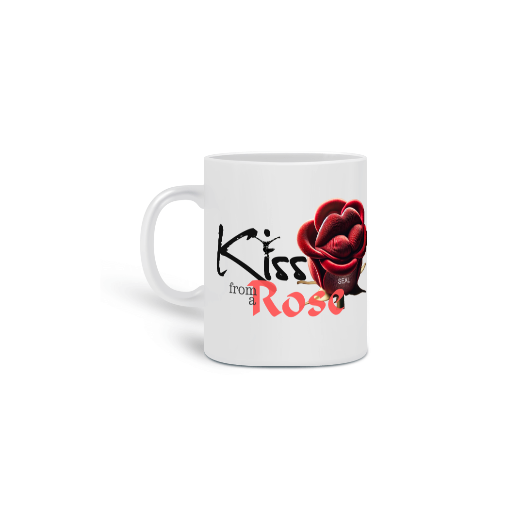 Nome do produto: Caneca Kiss From A Rose