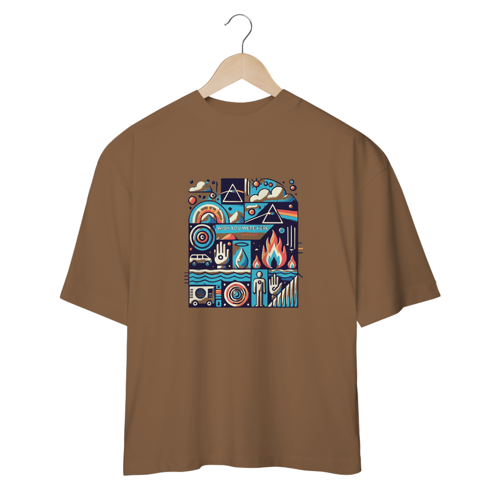 Nome do produto: Camiseta Oversized Wish You Were Here