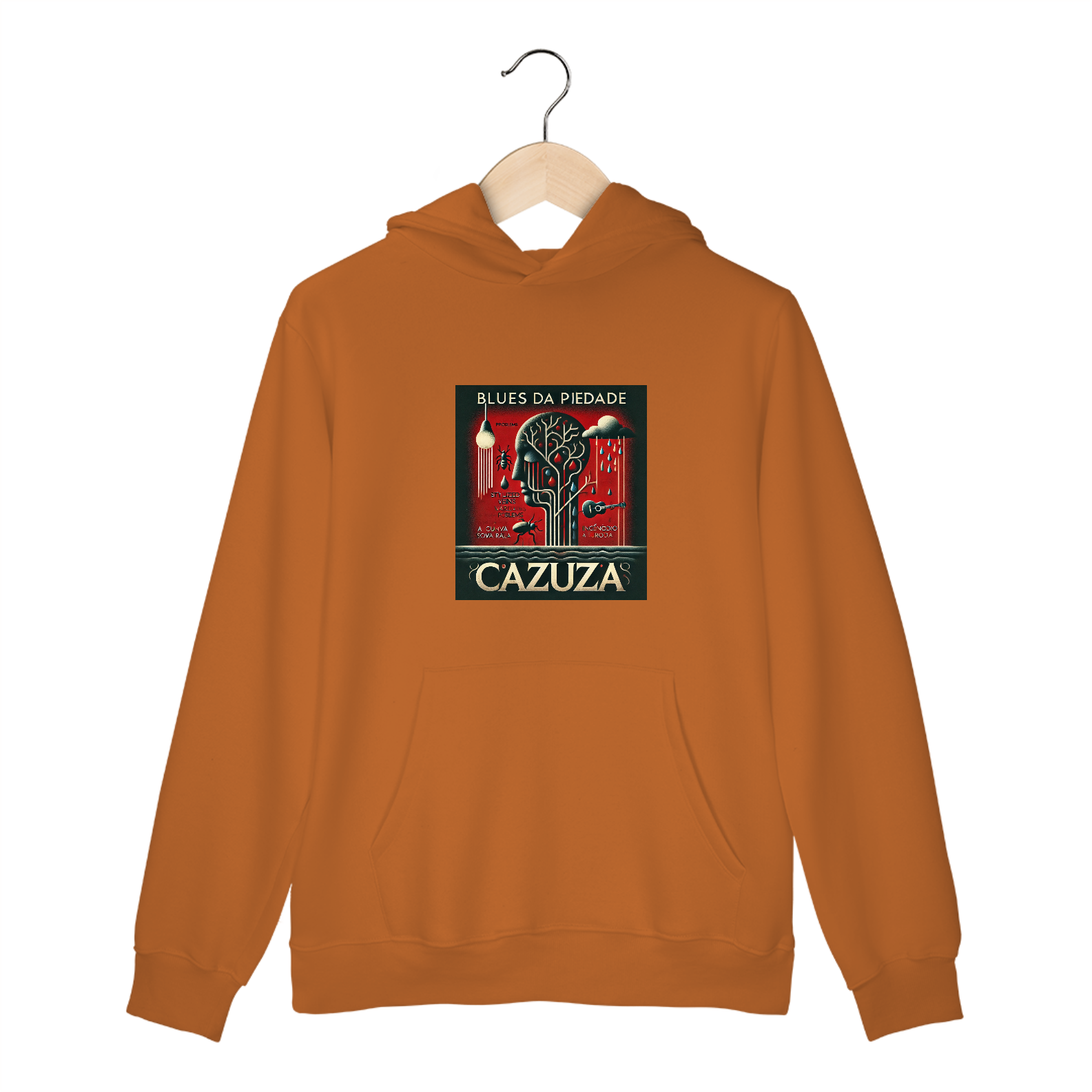 Nome do produto: Moletom Canguru Blues Da Piedade