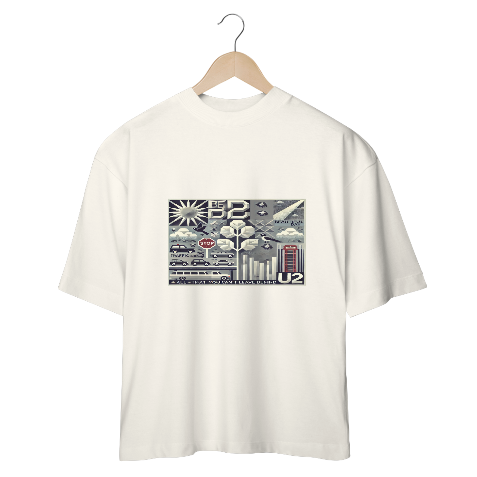 Nome do produto: Camiseta Oversized Beautiful Day