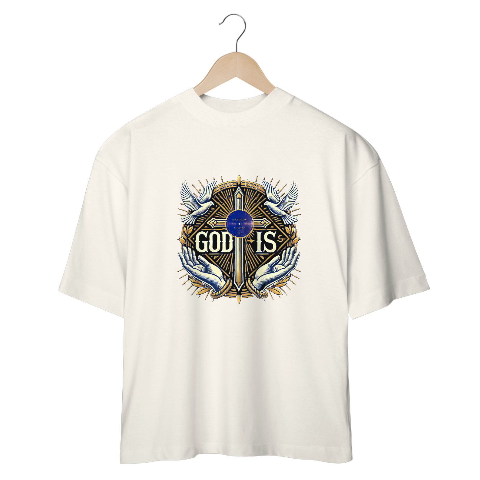 Nome do produto: Camiseta Oversized God Is