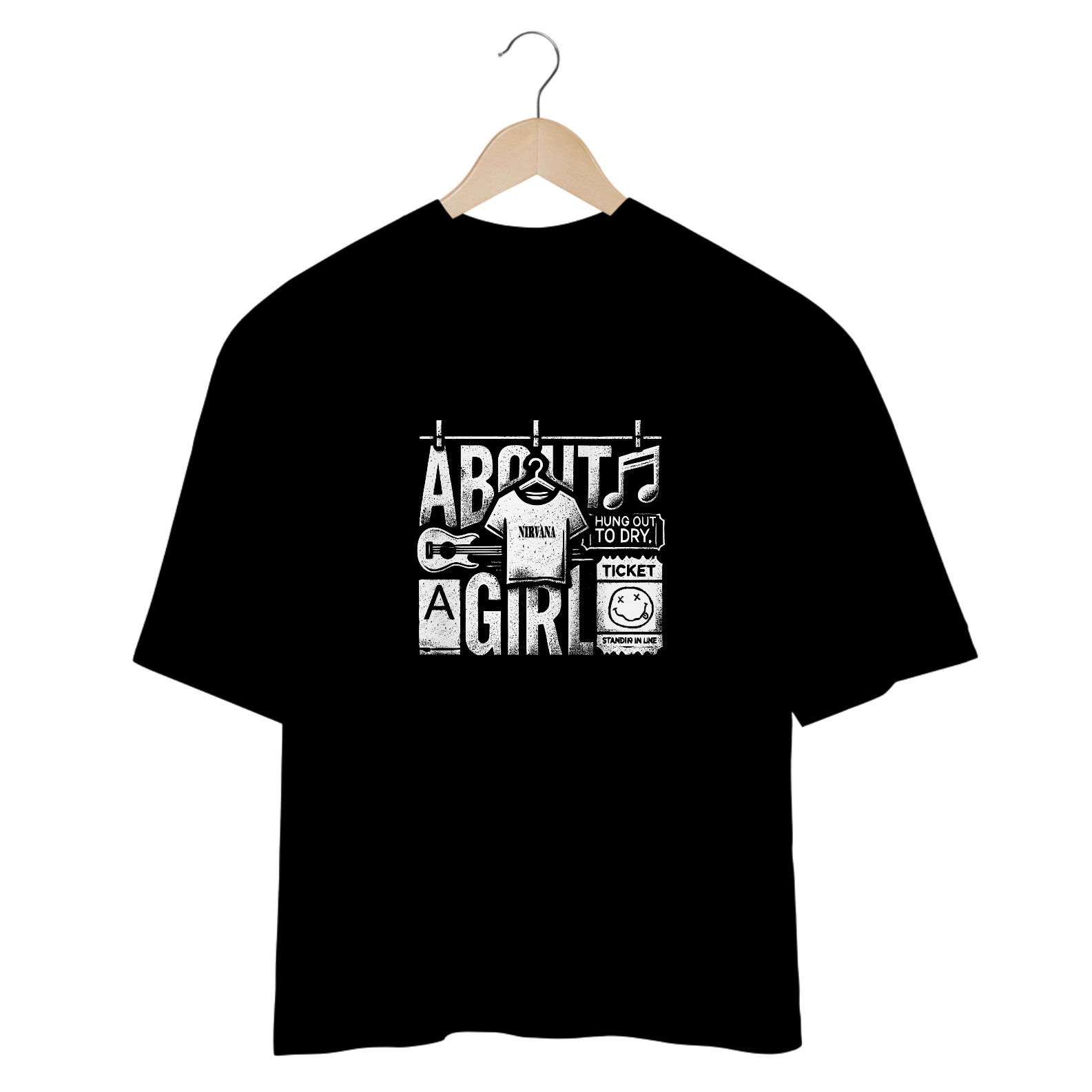 Nome do produto: Camiseta Oversized About A Girl