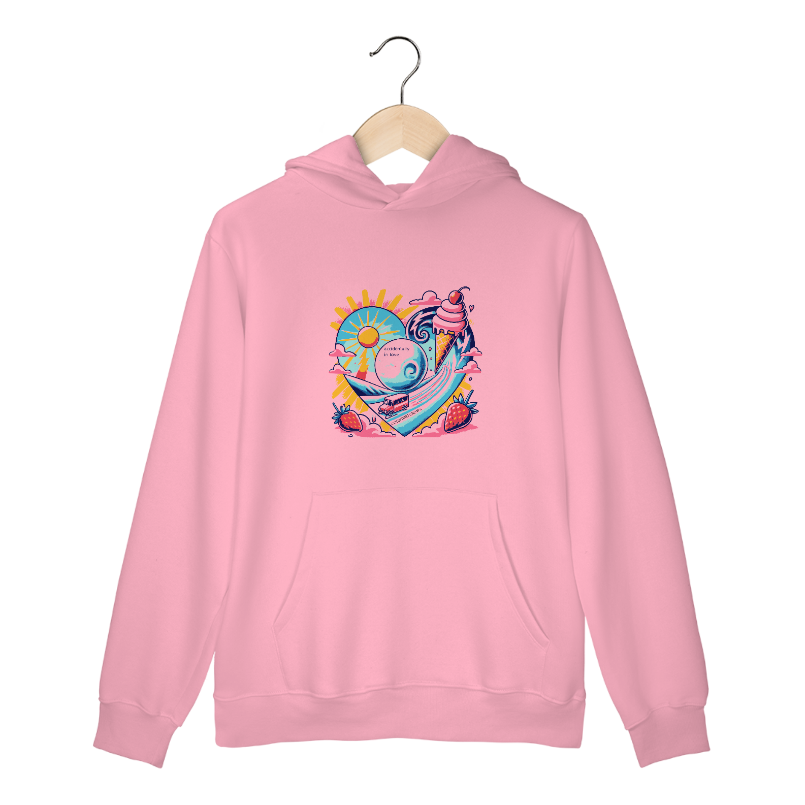 Nome do produto: Moletom Canguru Accidentally In Love