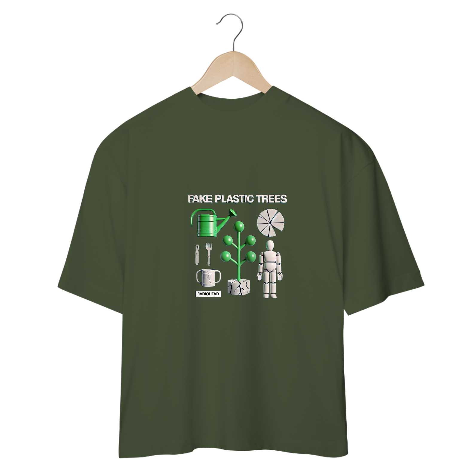 Nome do produto: Camiseta Oversized Fake Plastic Trees