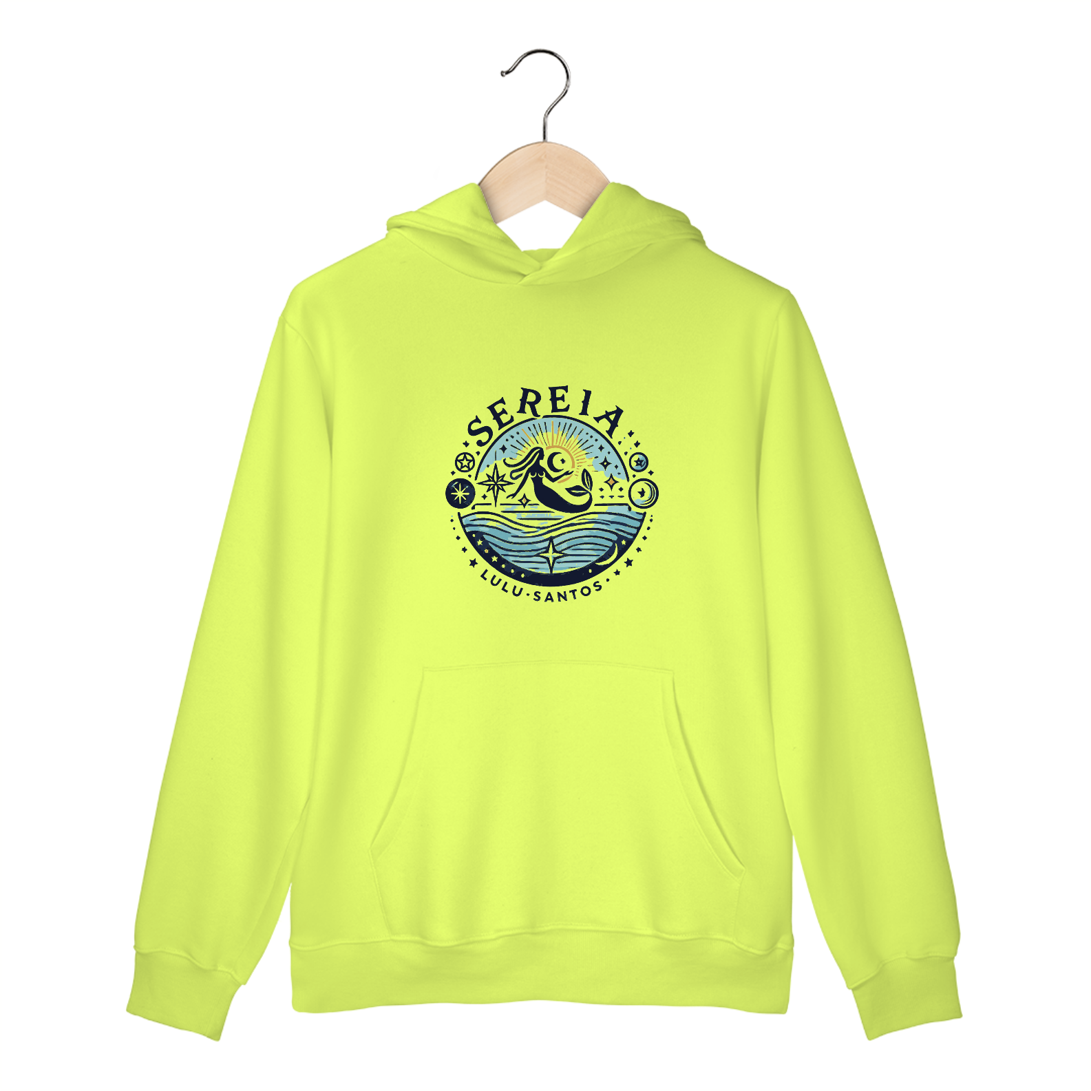 Nome do produto: Moletom Canguru Sereia