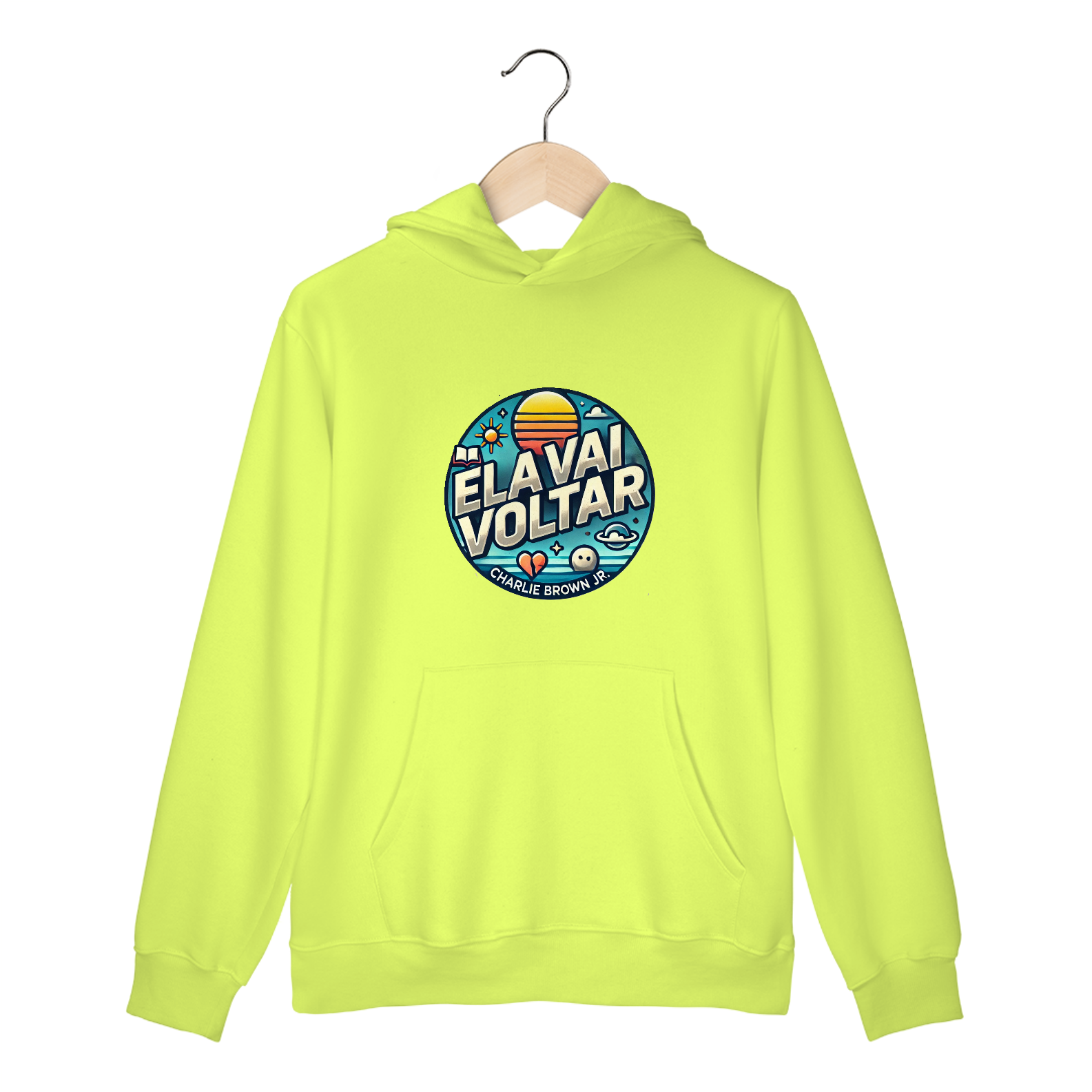 Nome do produto: Moletom Canguru Ela Vai Voltar