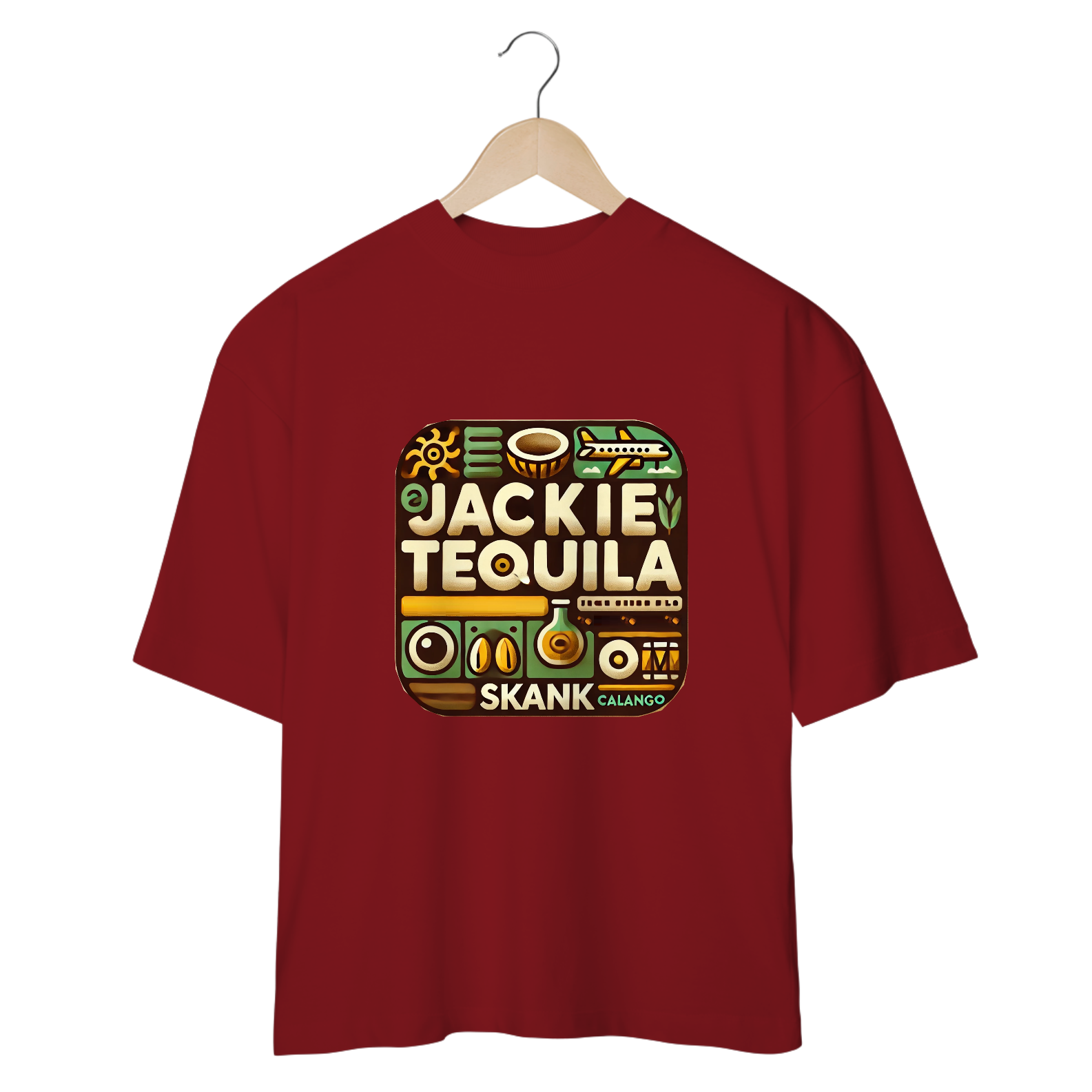 Nome do produto: Camiseta Oversized Jackie Tequila