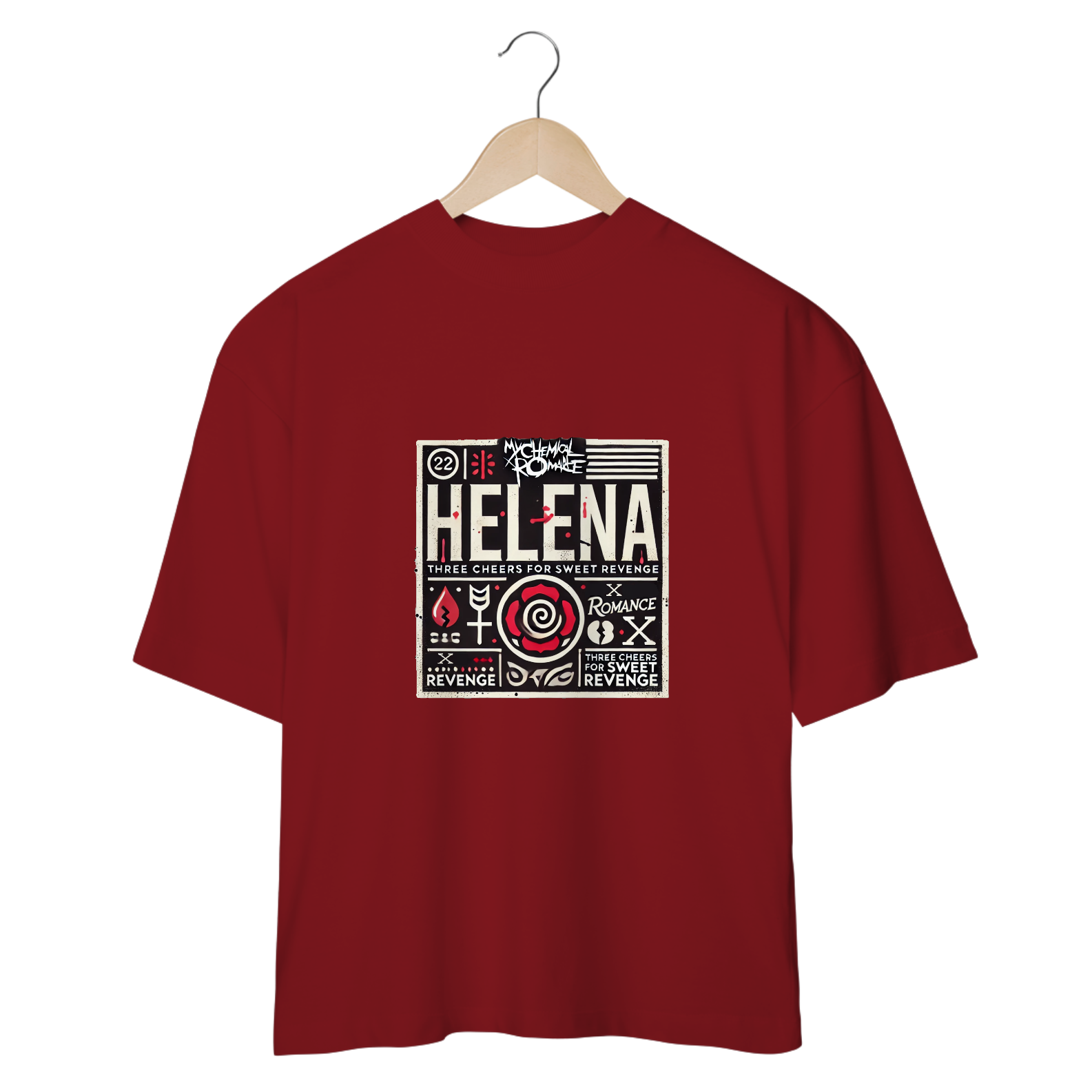 Nome do produto: Camiseta Oversized Helena